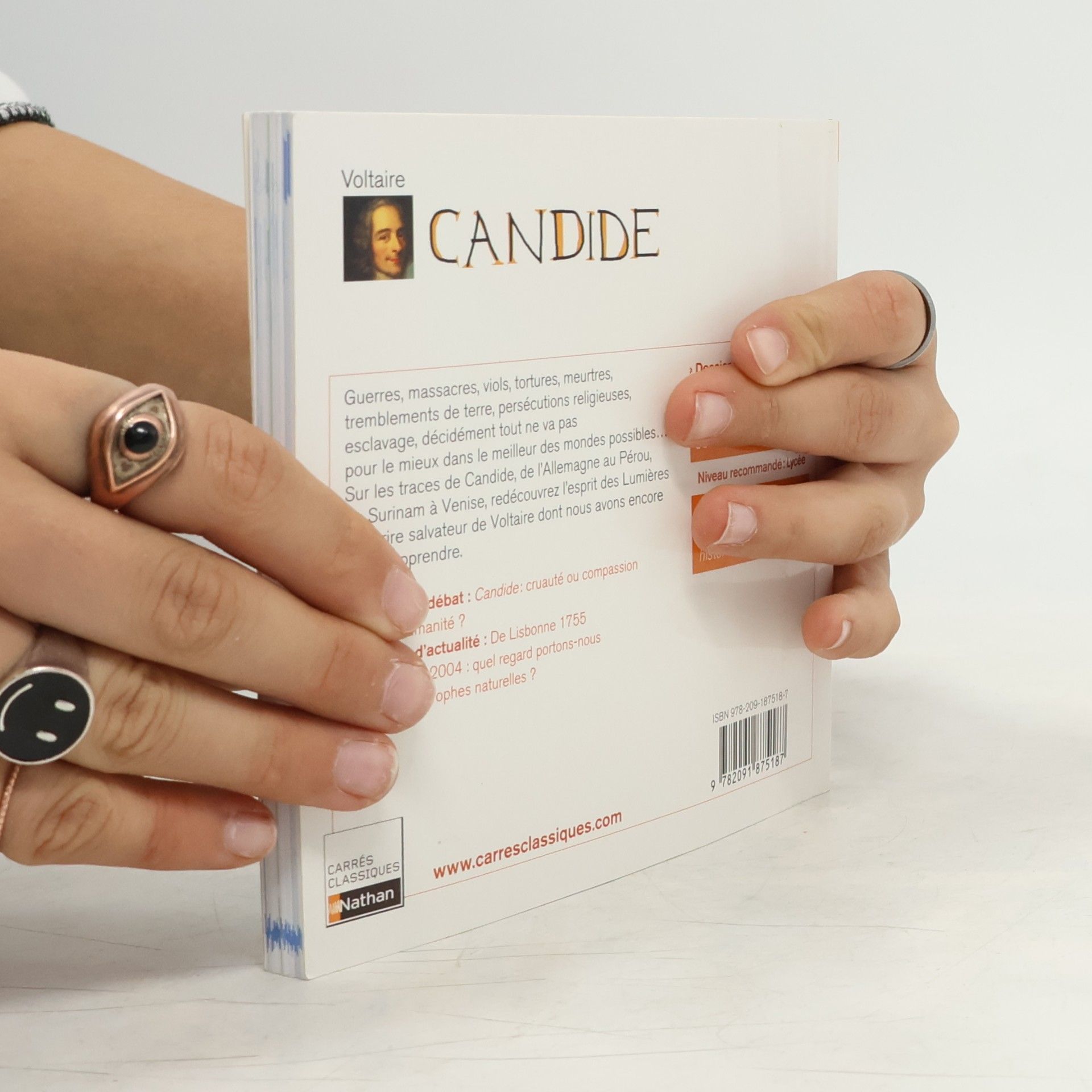 Voltaire Carrés Classiques - 45: Candide ou l'Optimisme