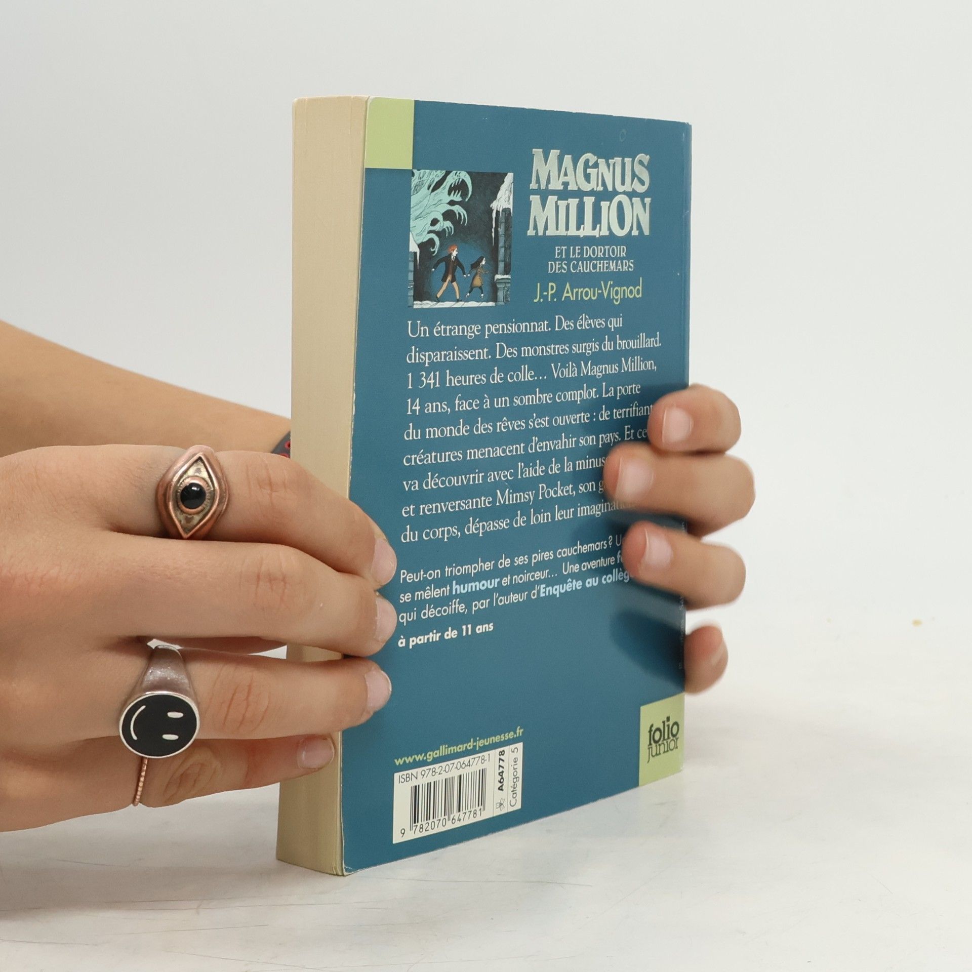 Jean-Philippe Arrou-Vignod Folio junior: Magnus Million et le dortoir des cauchemars