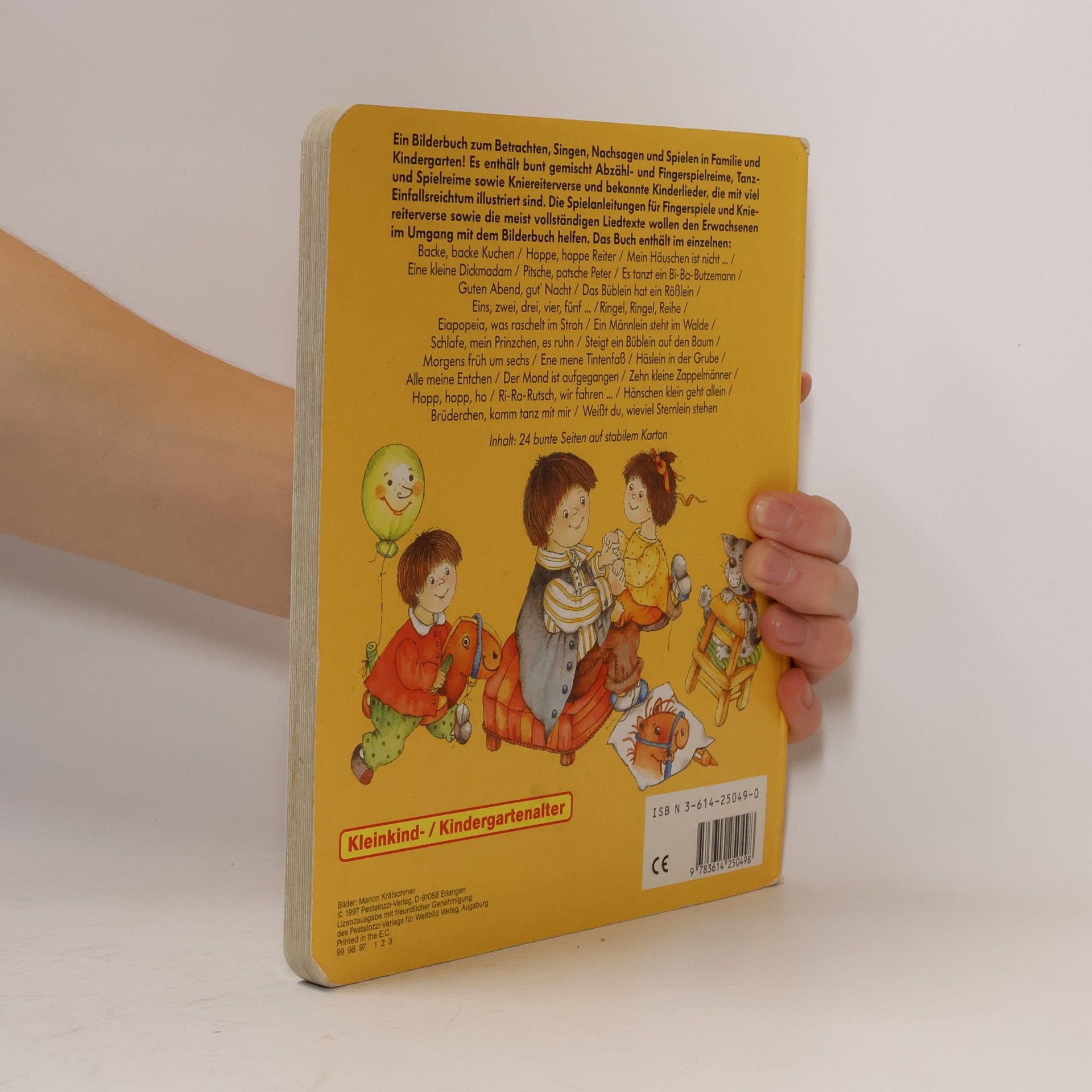 Marion Krätschmer Die schönsten Kinderlieder, Fingerspiele, Abzählreime und Kniereiterverse