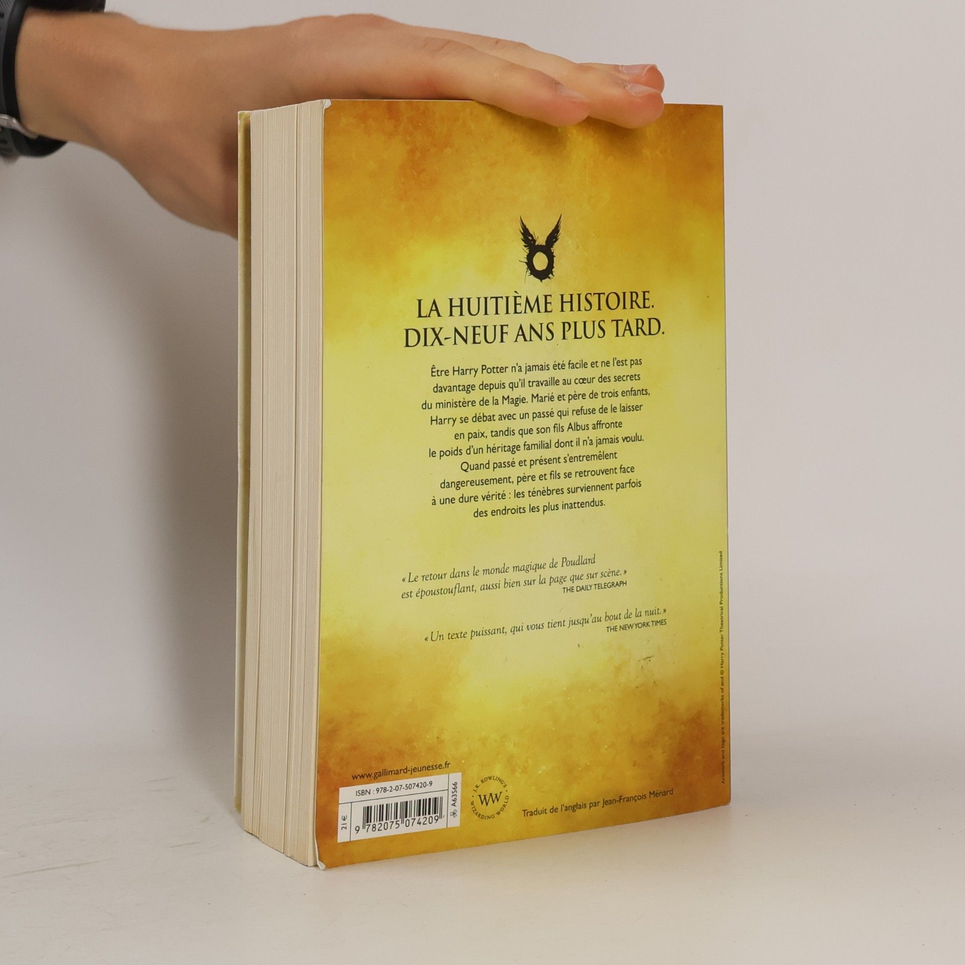 J. K. Rowling Harry Potter et l'Enfant Maudit. Parties une et deux