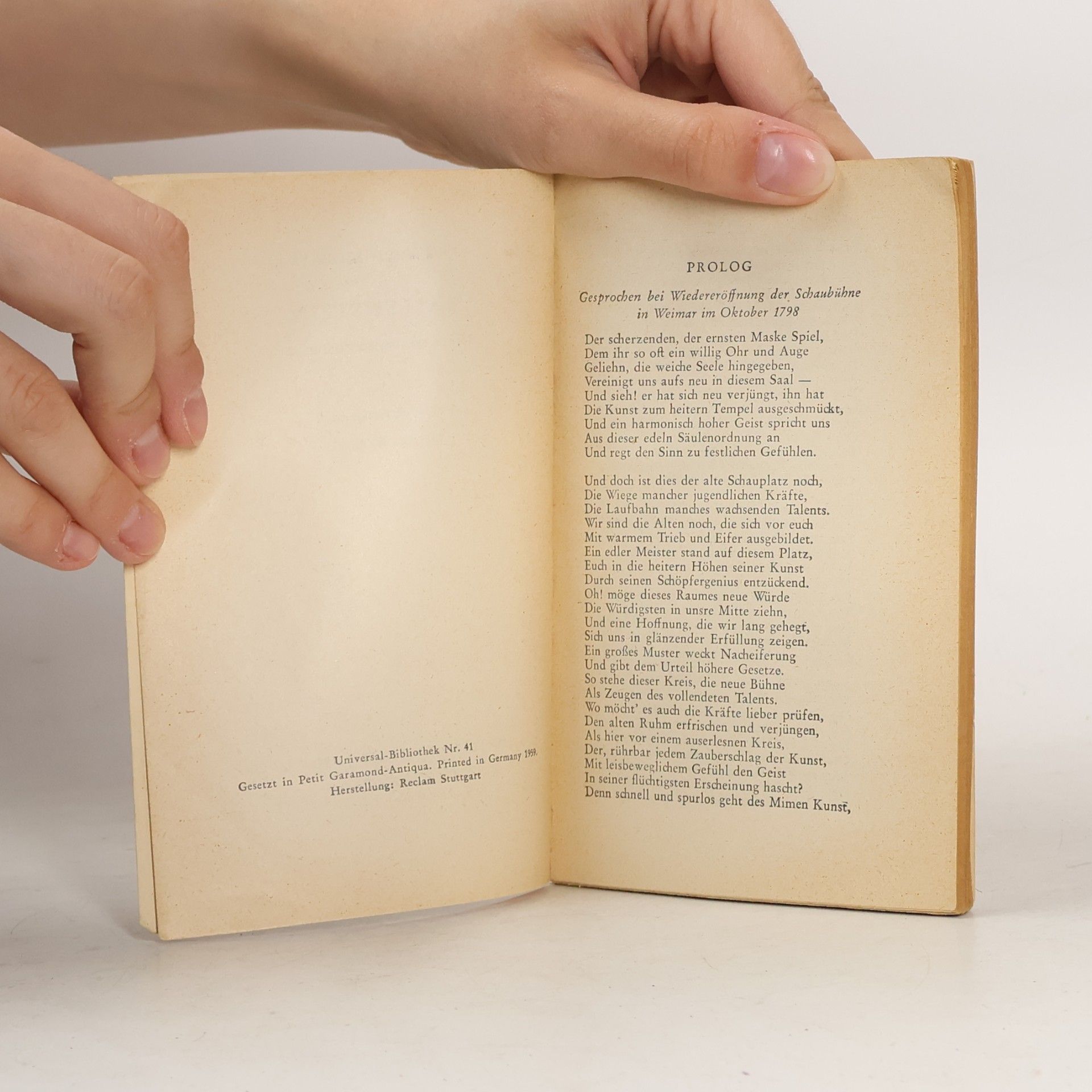 Friedrich Schiller Wallensteins I. Lager. Die Piccolomini. Wallensteins Tod