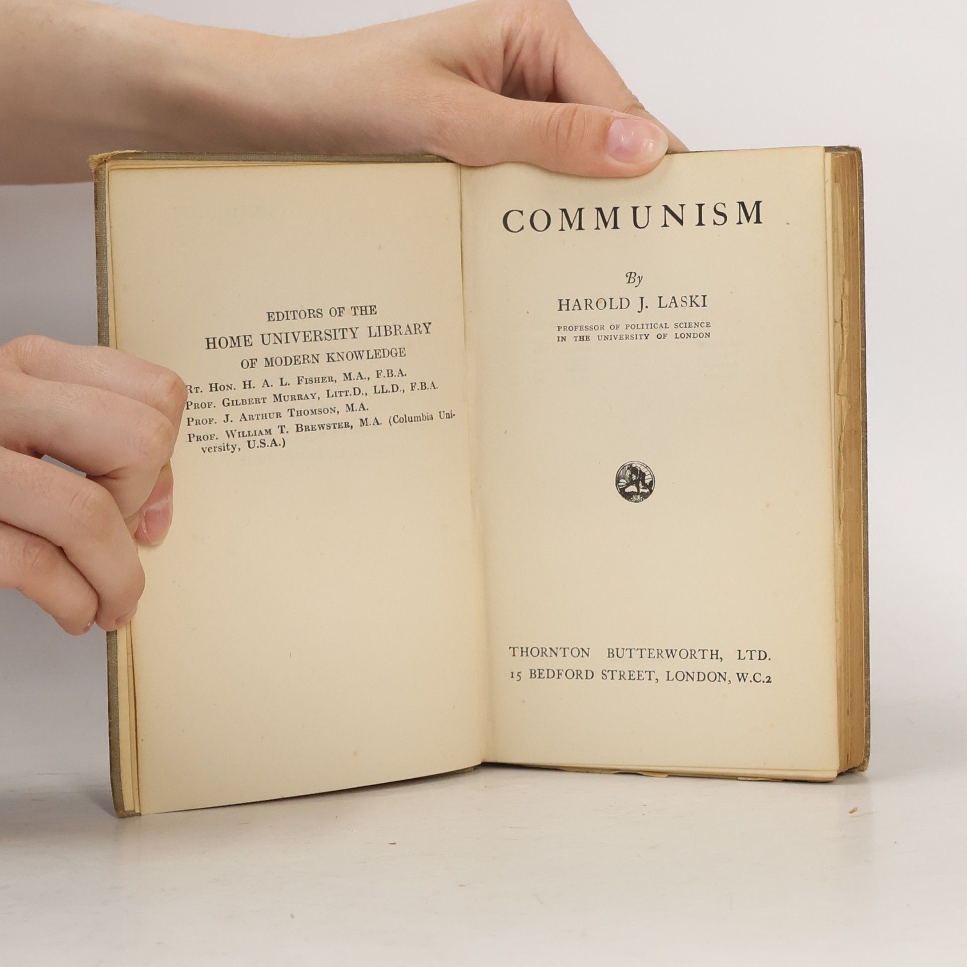 Harold J. Laski Communism