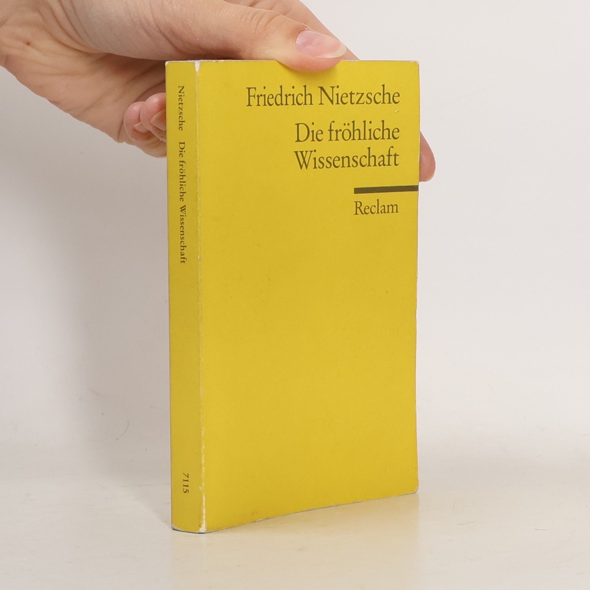 Friedrich Wilhelm Nietzsche Die fröhliche Wissenschaft
