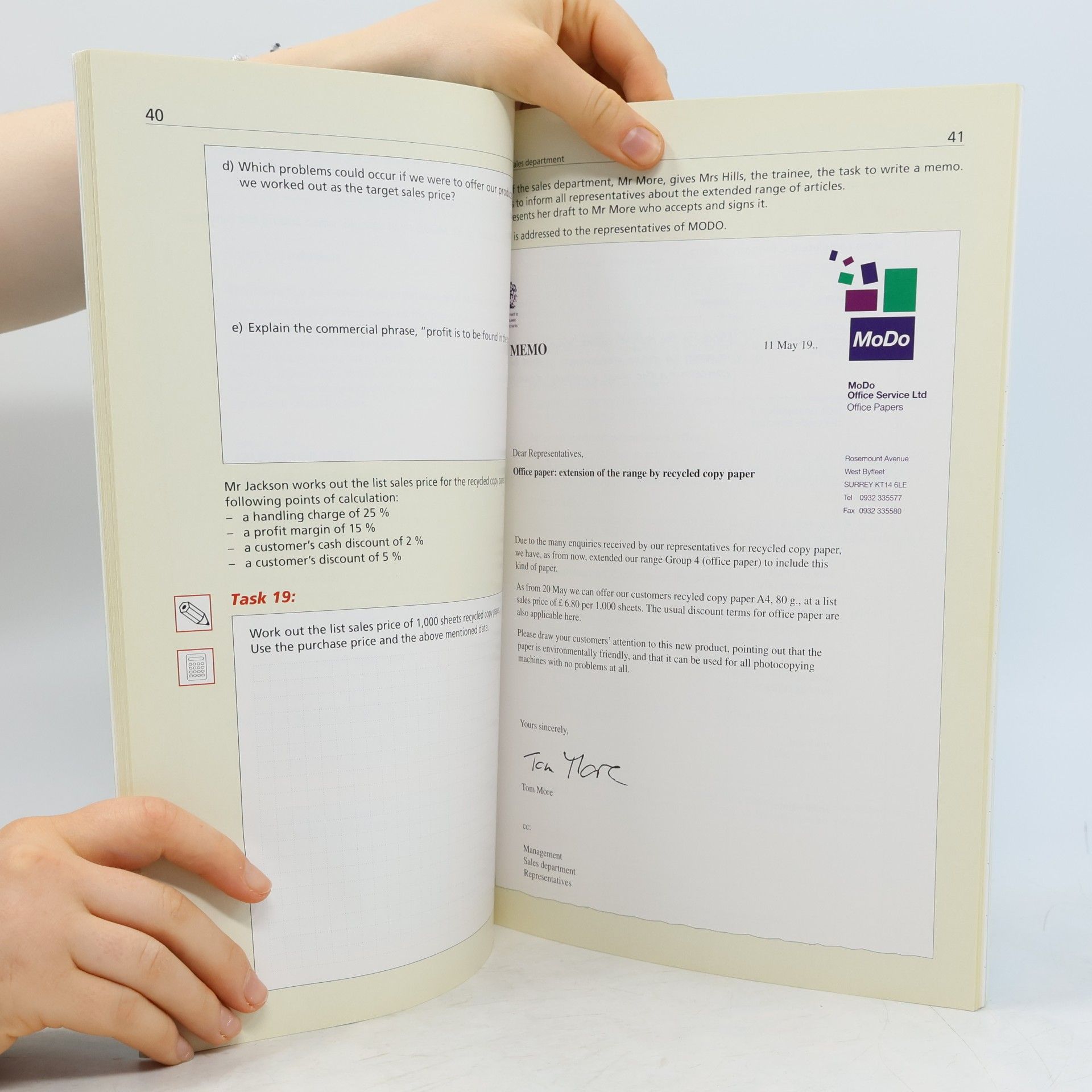 Hemmer-Hiltenkamp Practical Business Studies: Purchasing