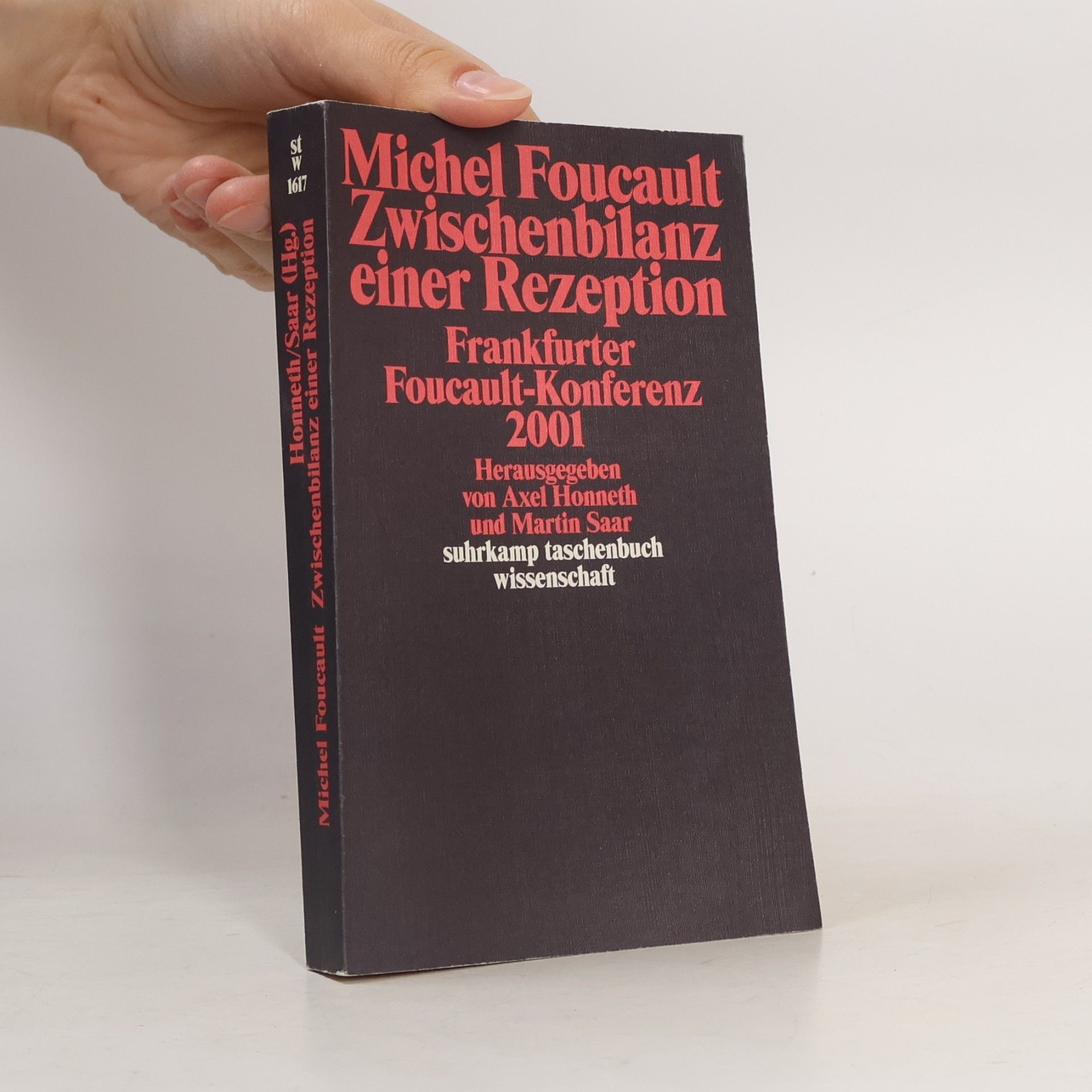 Axel Honneth Michel Foucault - Zwischenbilanz einer Rezeption