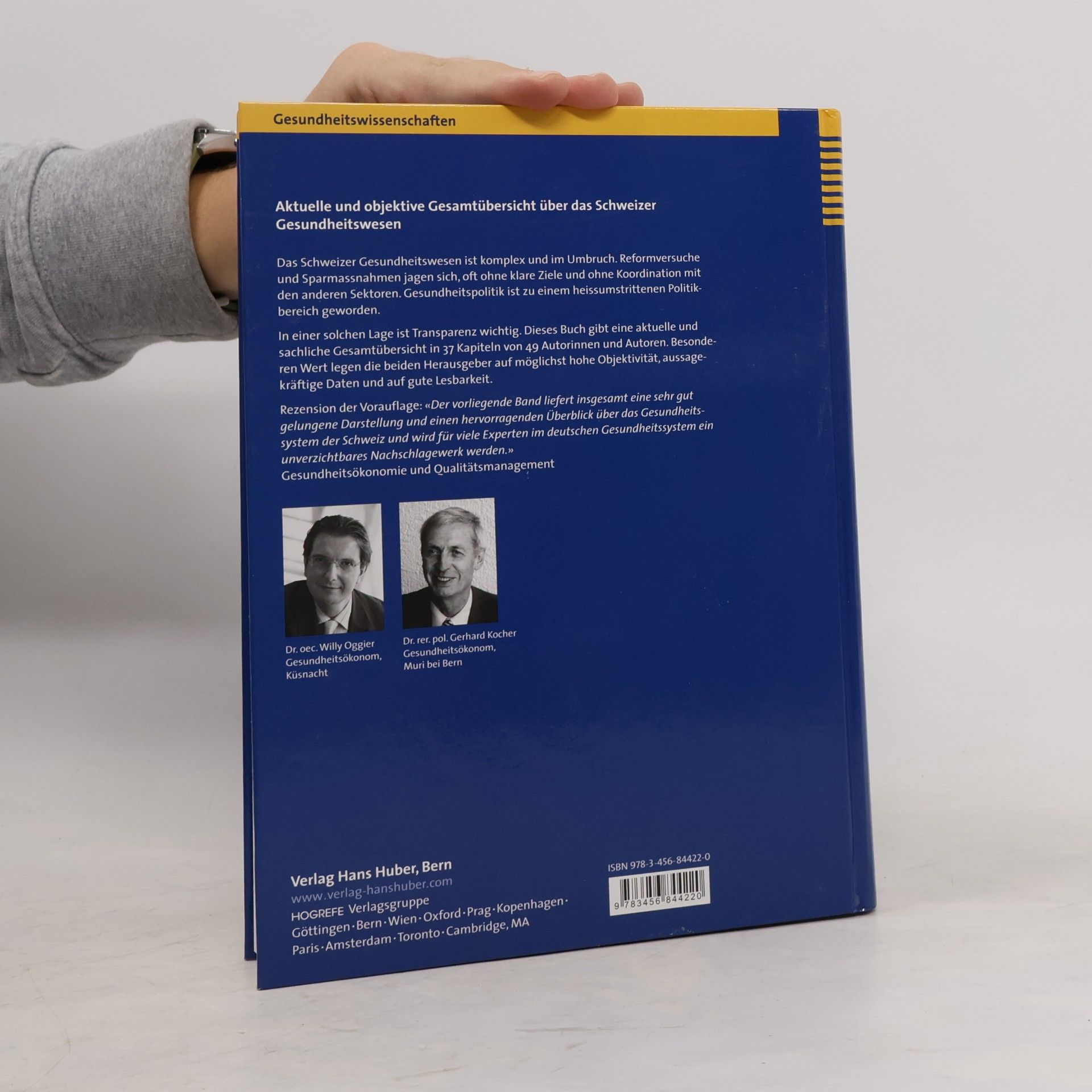 Gerhard Kocher Gesundheitswissenschaften: Gesundheitswesen Schweiz 2007-2009