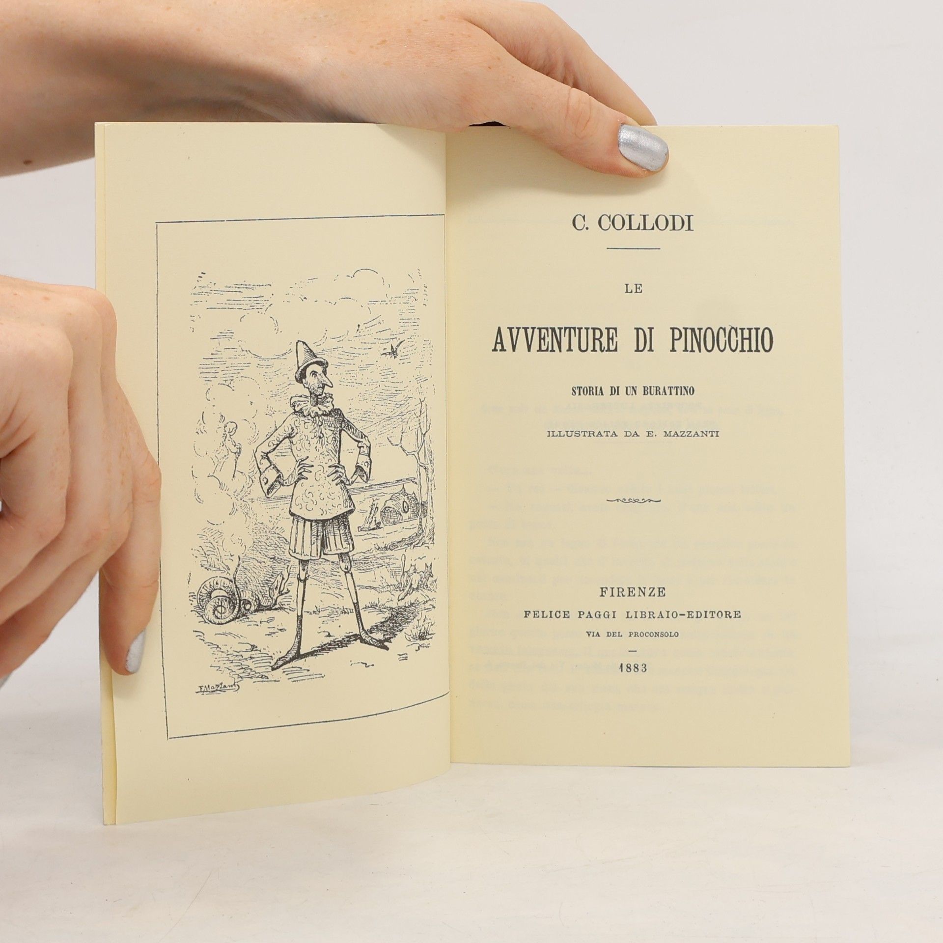 C. Collodi Le avventure di Pinocchio. Storia di un burattino