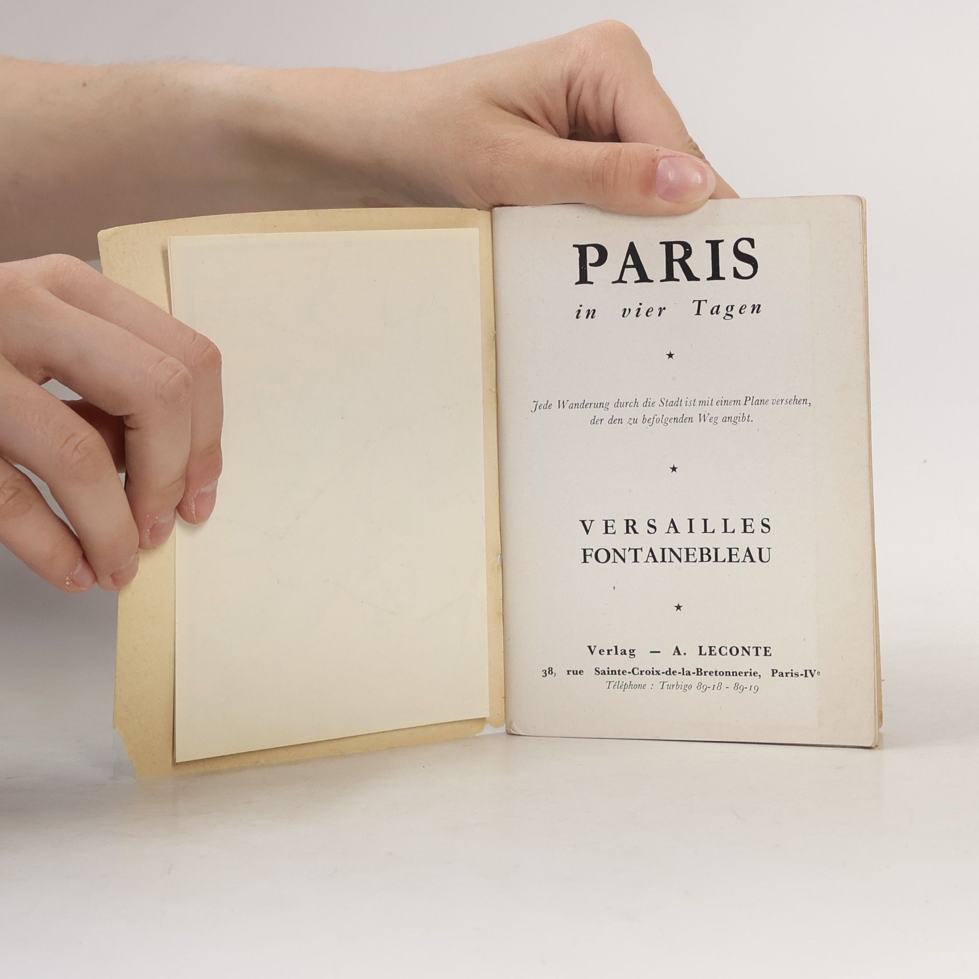 Various authors Paris in Vier Tagen