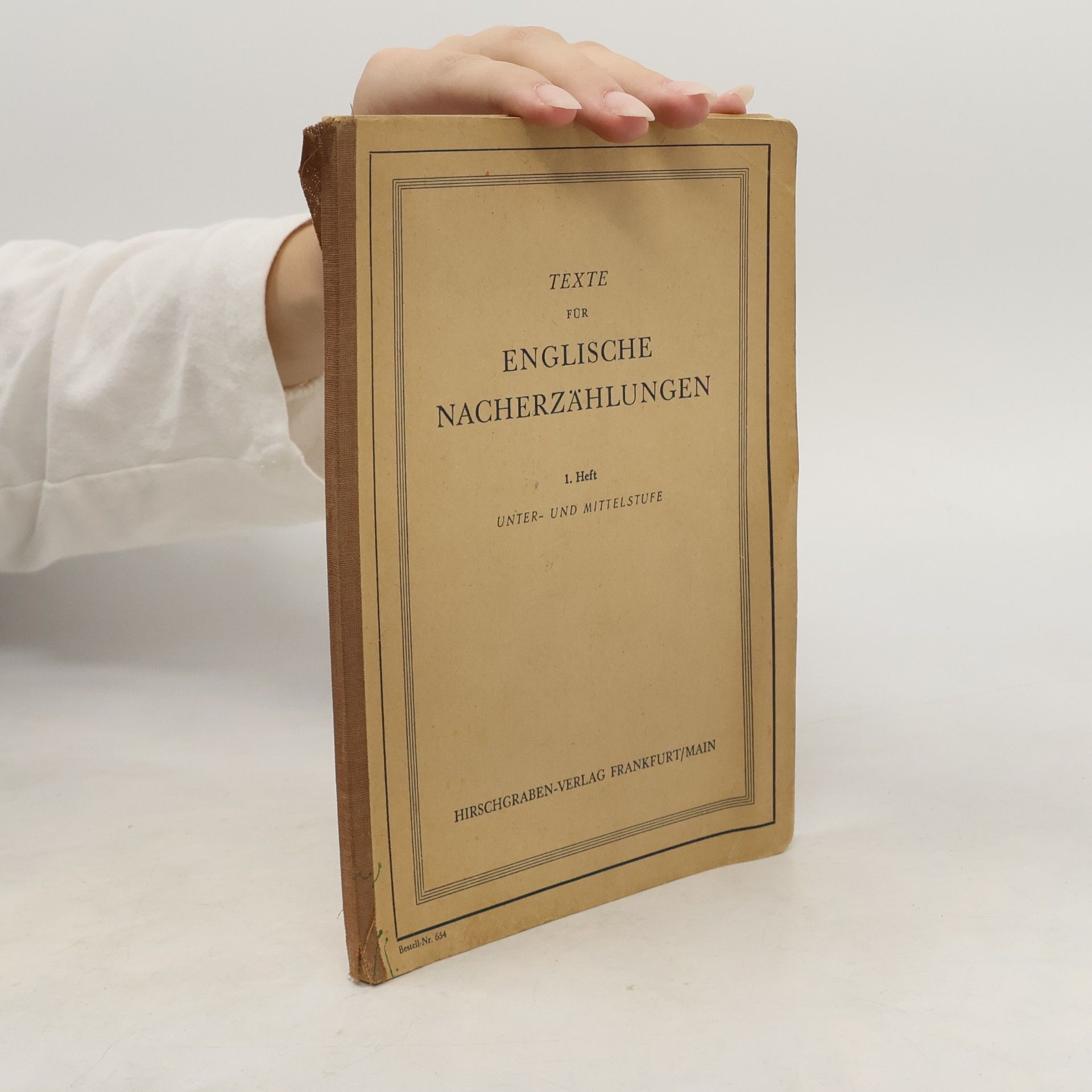 Wilhelm Frerichs Texte für Englische Nacherzählungen