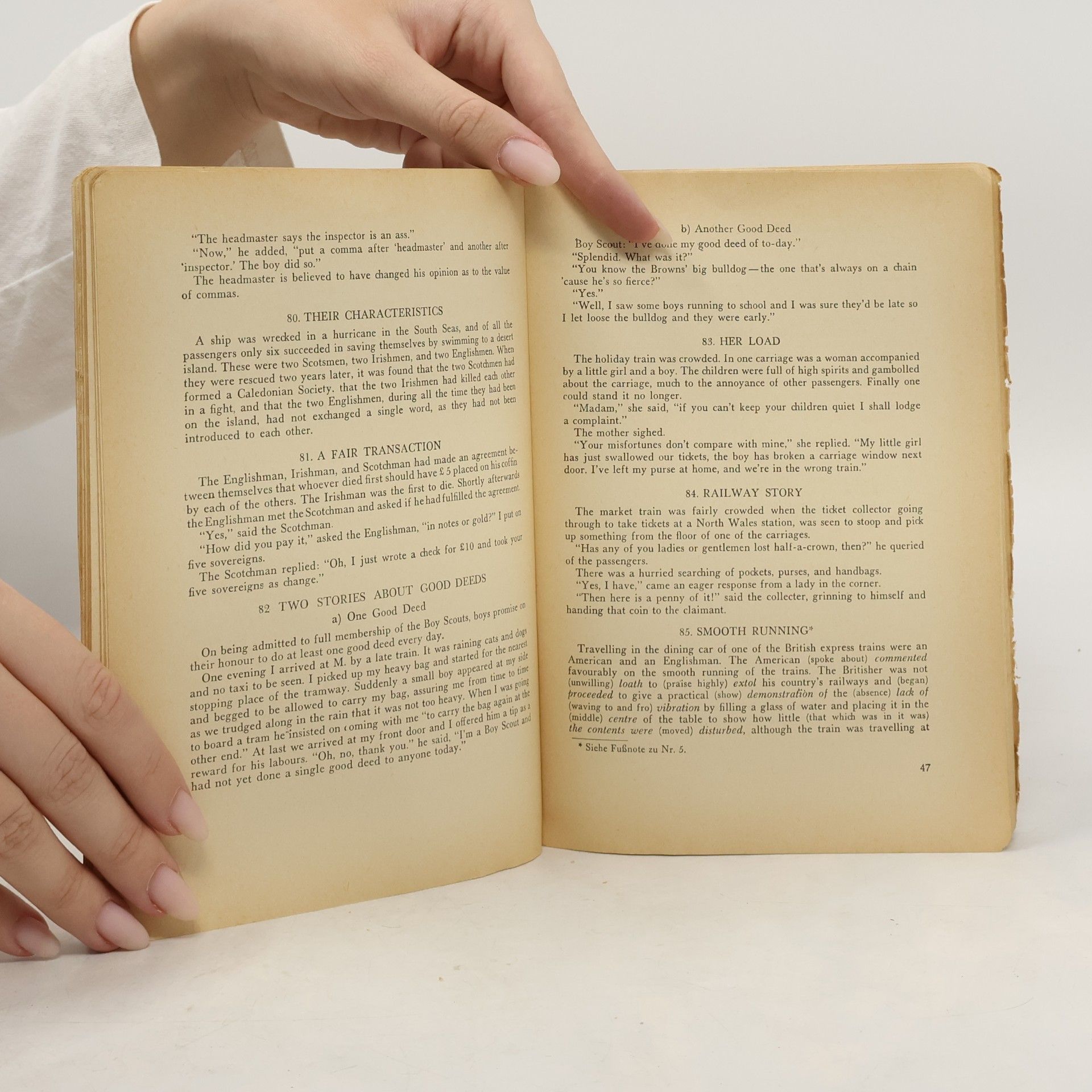 Wilhelm Frerichs Texte für Englische Nacherzählungen