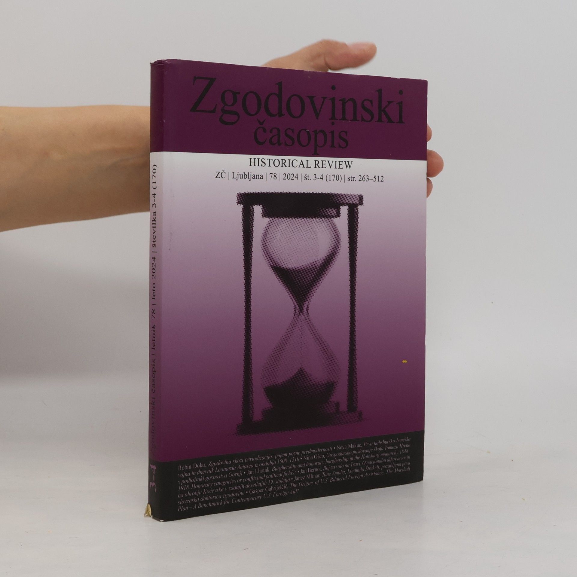 kolektiv Zgodovinski časopis. Historical Review 78