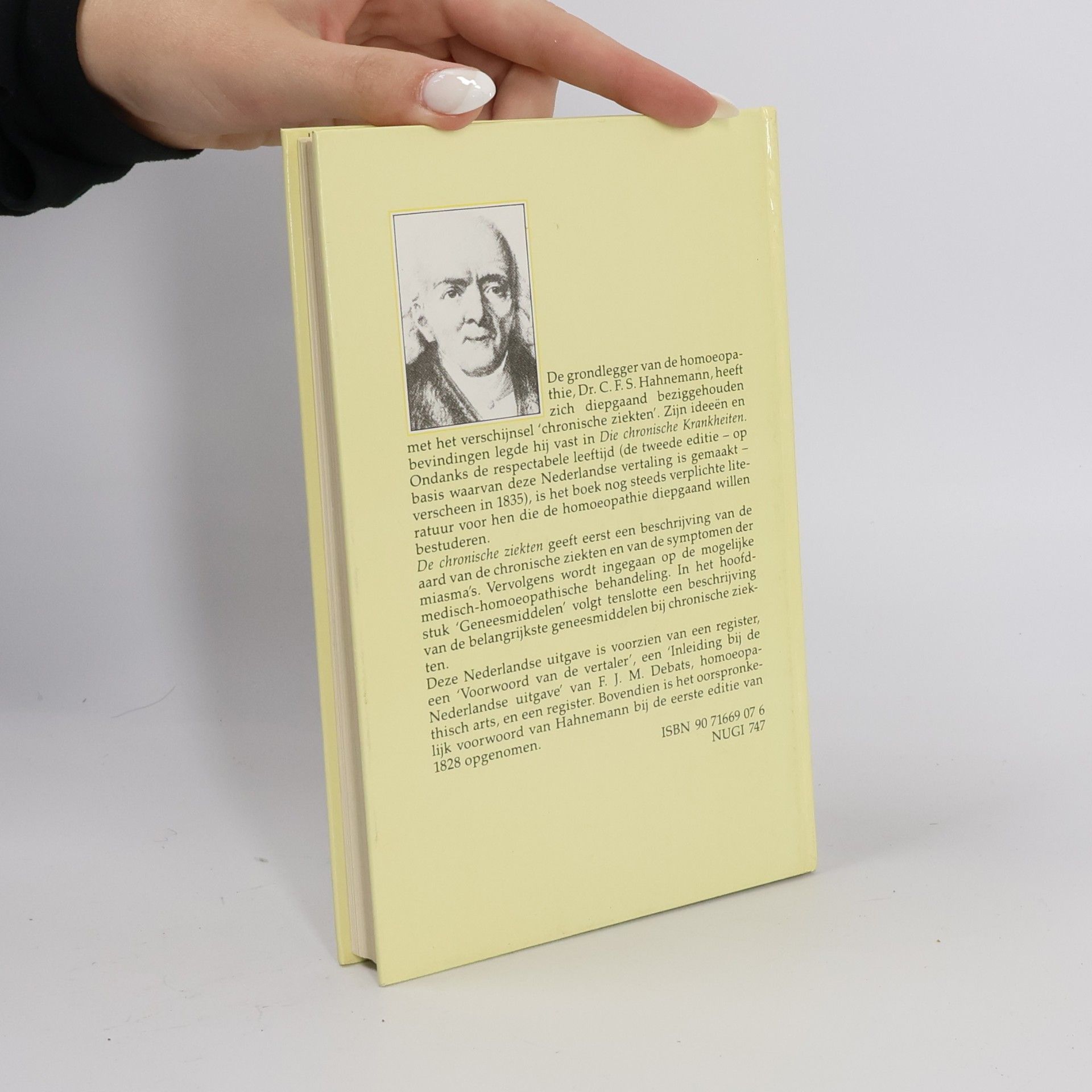 Samuel Hahnemann De Chronische Ziekten: Theoretisch Deel