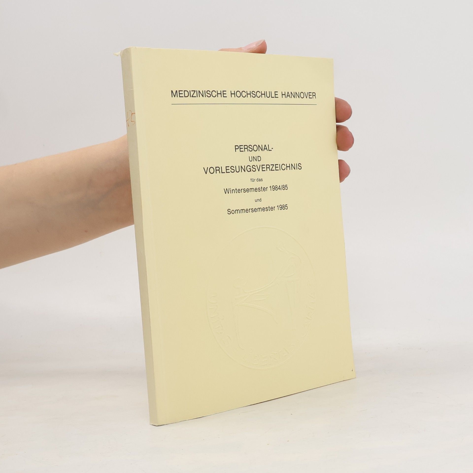kolektiv Personal und Vorlesungsverzeichnis Wintersemester 1984/85