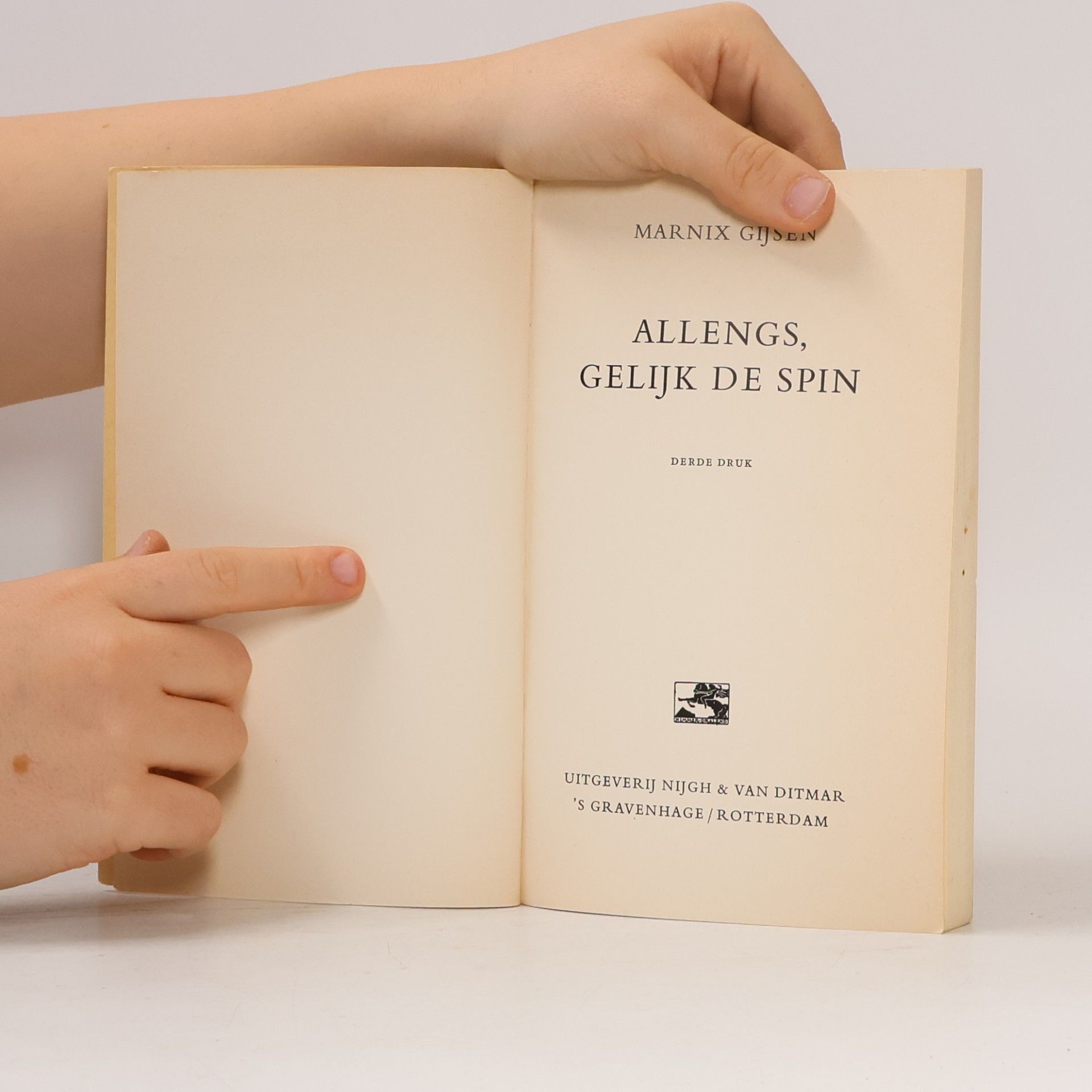 Marnix Gijsen Allengs, gelijk de spin: jeugdherinneringen