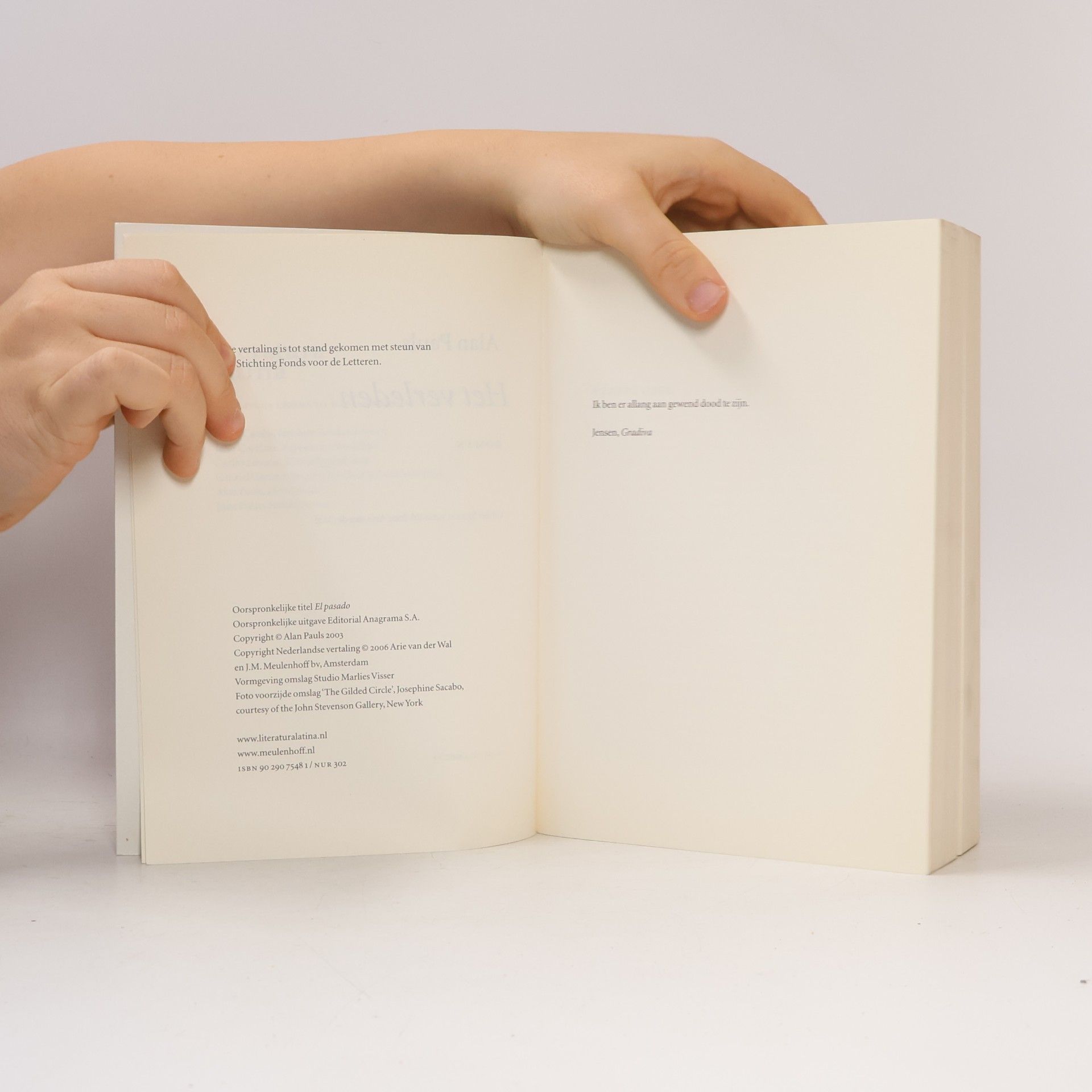 Alan Pauls Literatura latina: Het verleden
