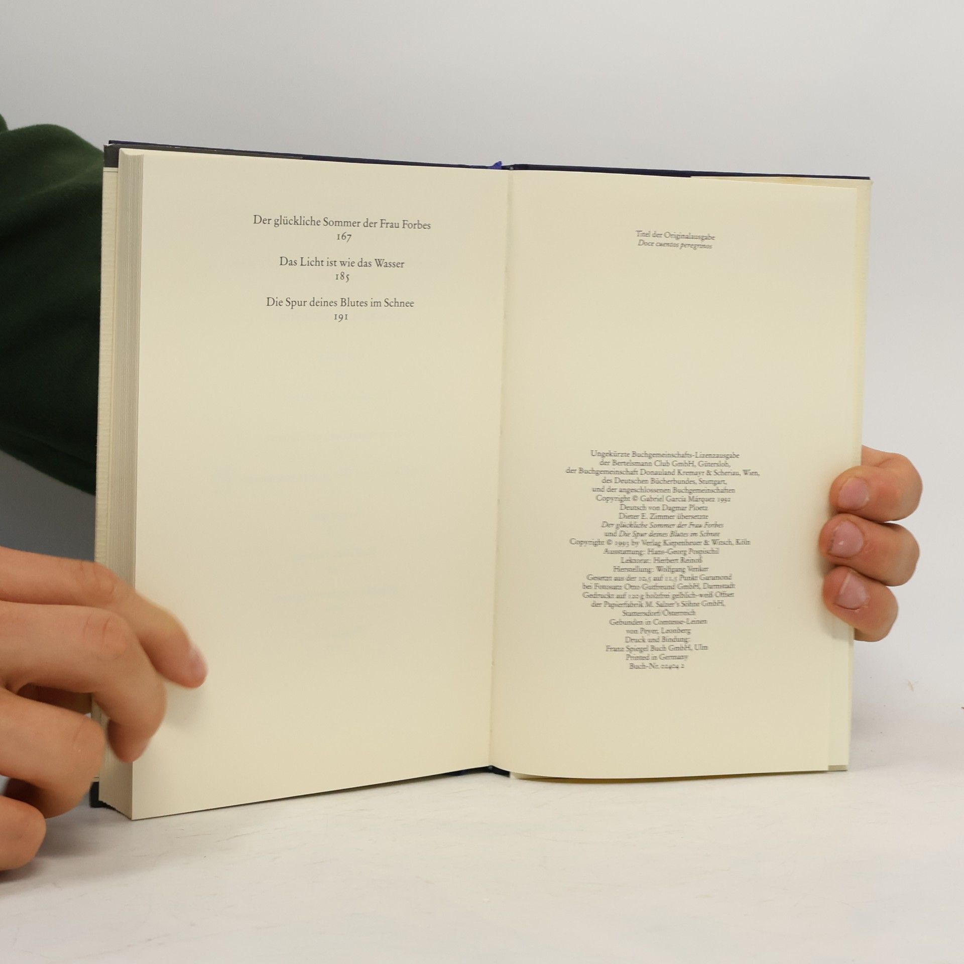 Gabriel García Márquez Zwölf Geschichten aus der Fremde