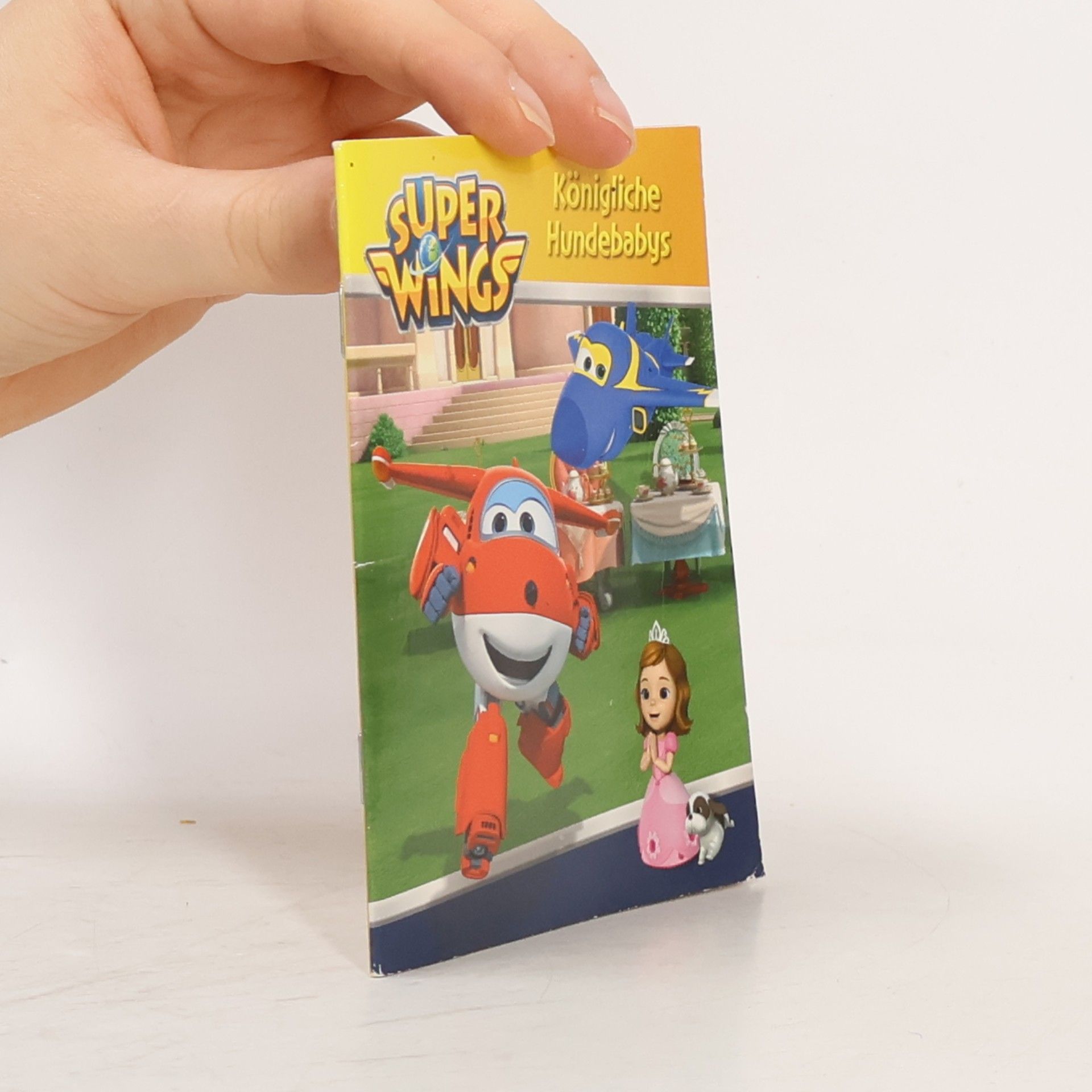 Stephanie Ro der Super Wings. Königliche Hundebabys