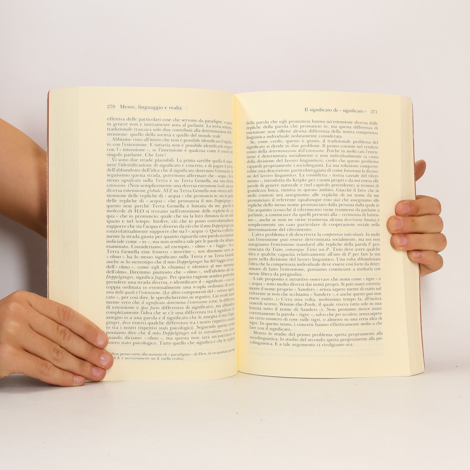 Hilary Putnam Biblioteca Scientifica - 9: Mente, linguaggio e realtà