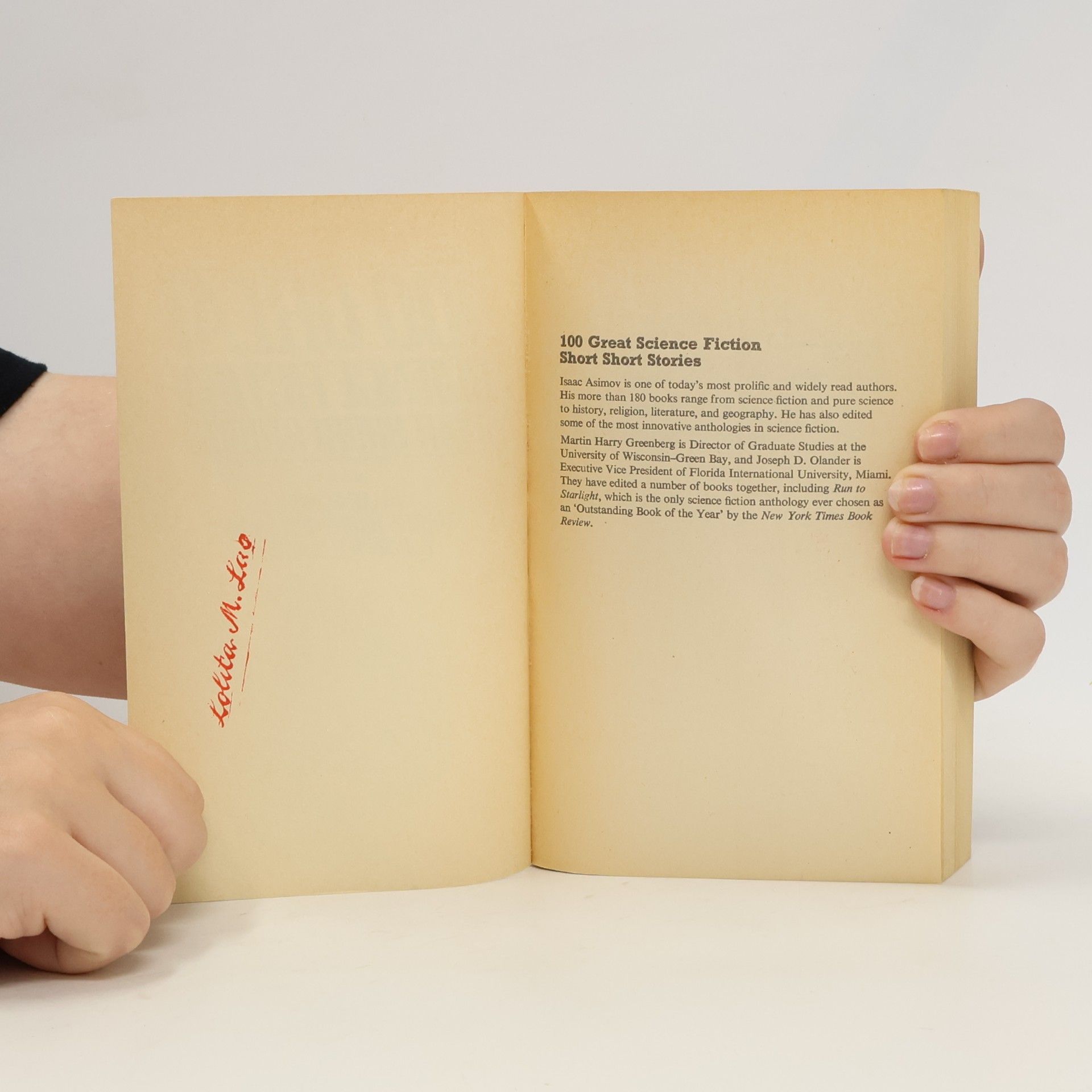 Isaac Asimov 100 Great Science Fiction Short Short Stories
