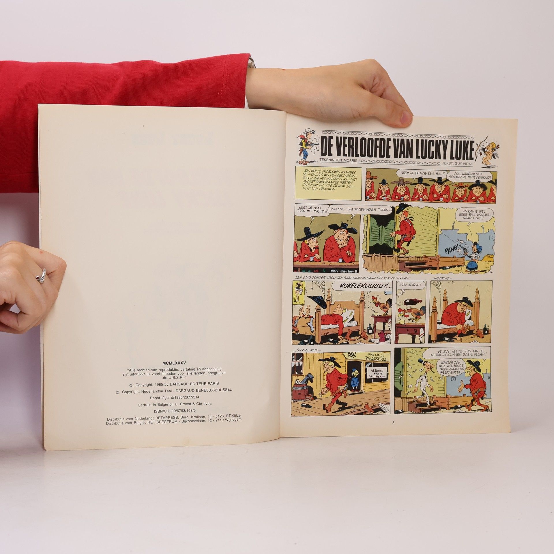 Morris De verloofde van Lucky Luke
