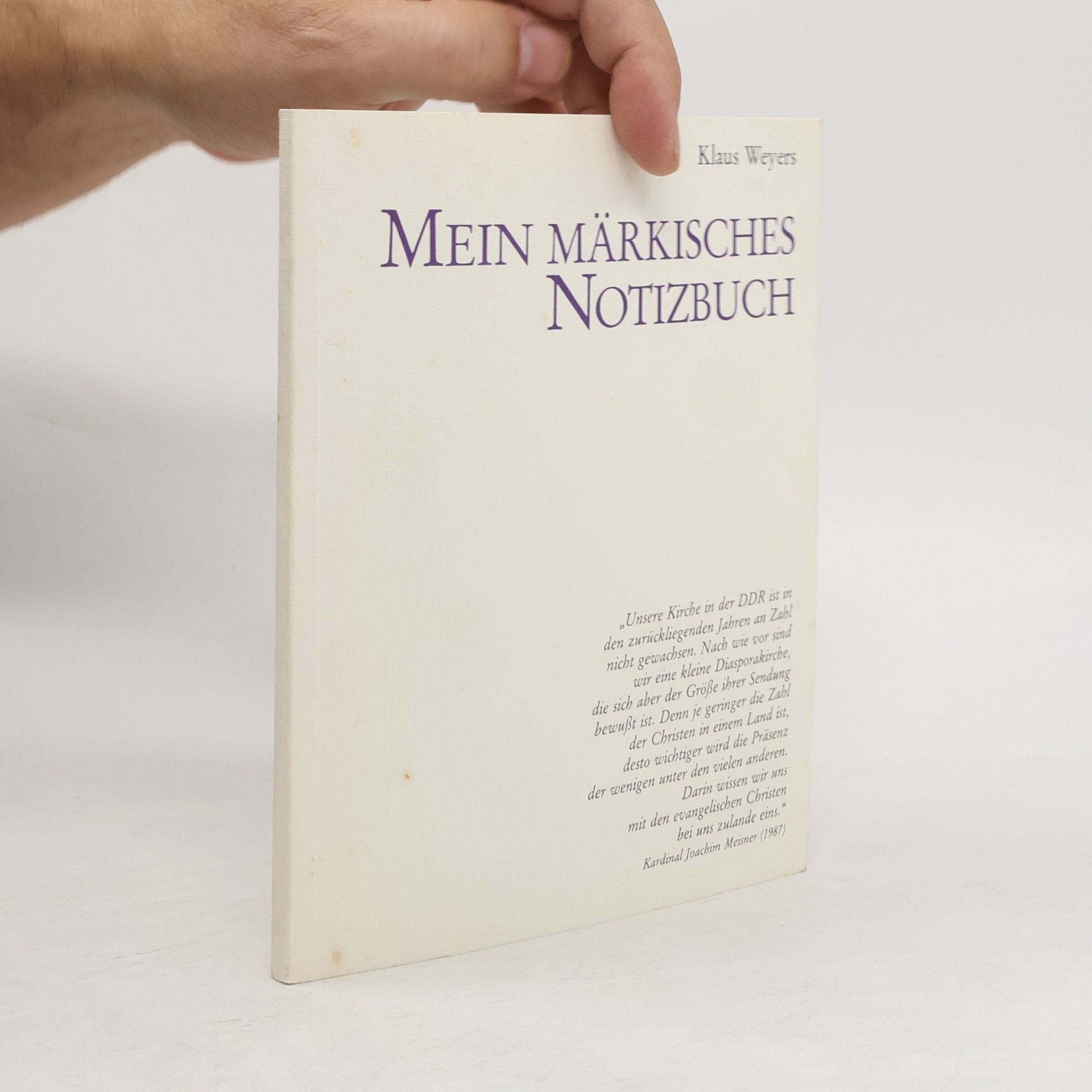 Mein märkisches Notizbuch