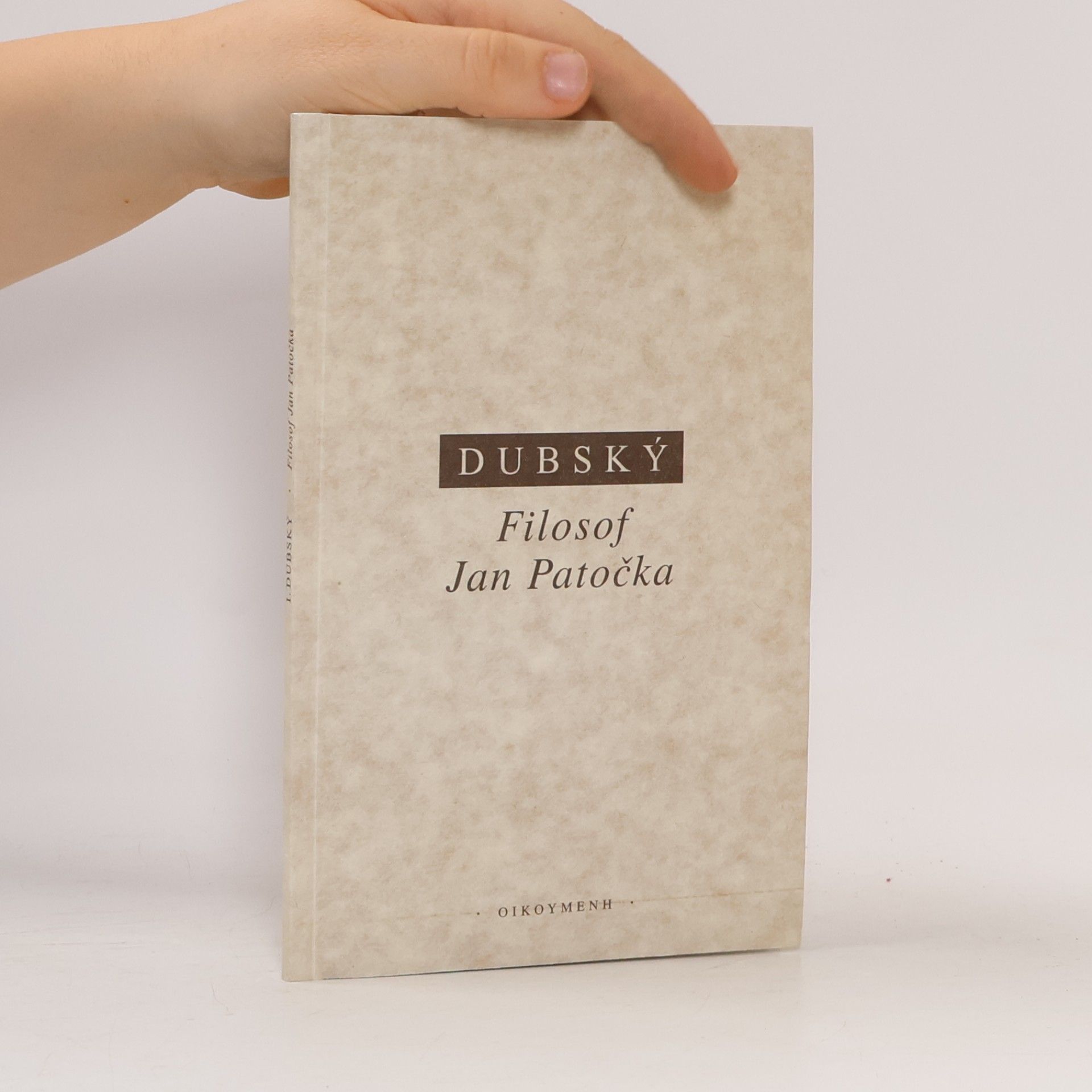 Ivan Dubský Filosof Jan Patočka