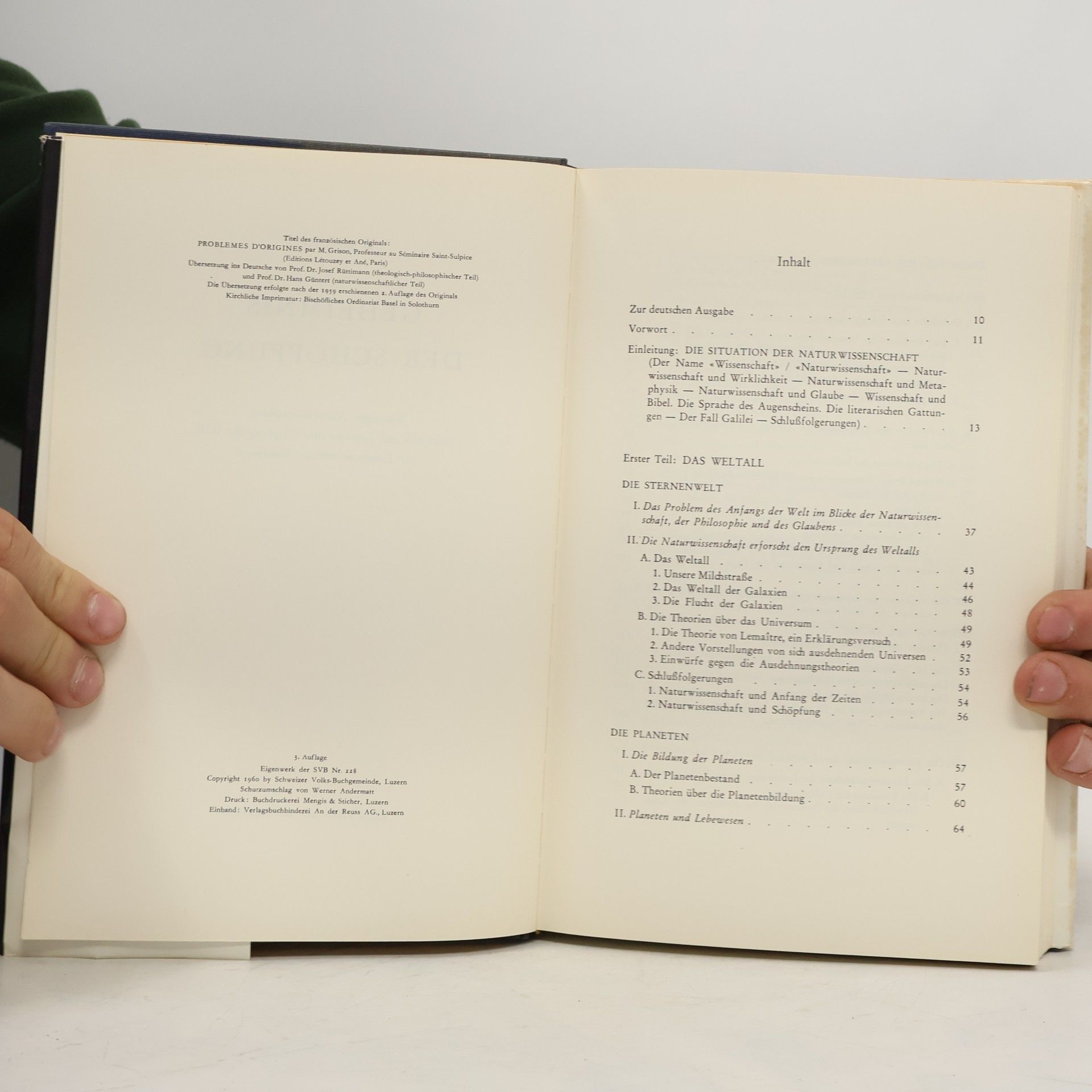 M. Grison Geheimnis der Schöpfung