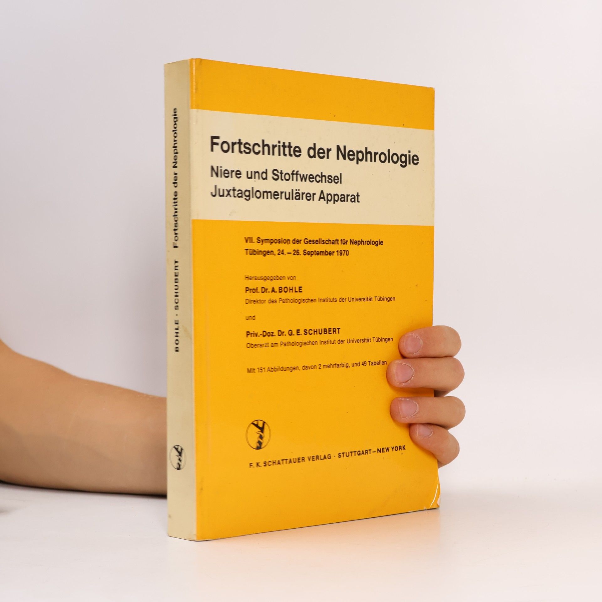 Adalbert Bohle Fortschritte der Nephrologie