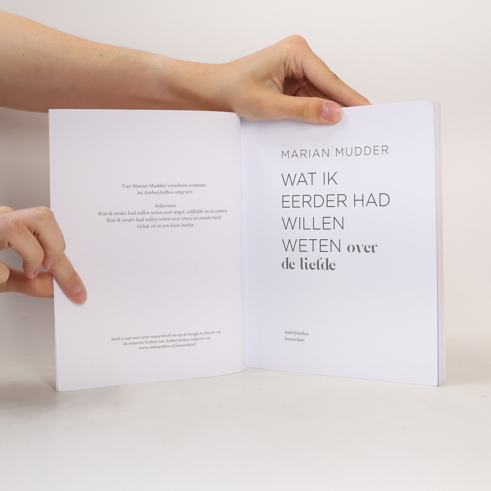 Marian Mudder Wat ik eerder had willen weten over de liefde