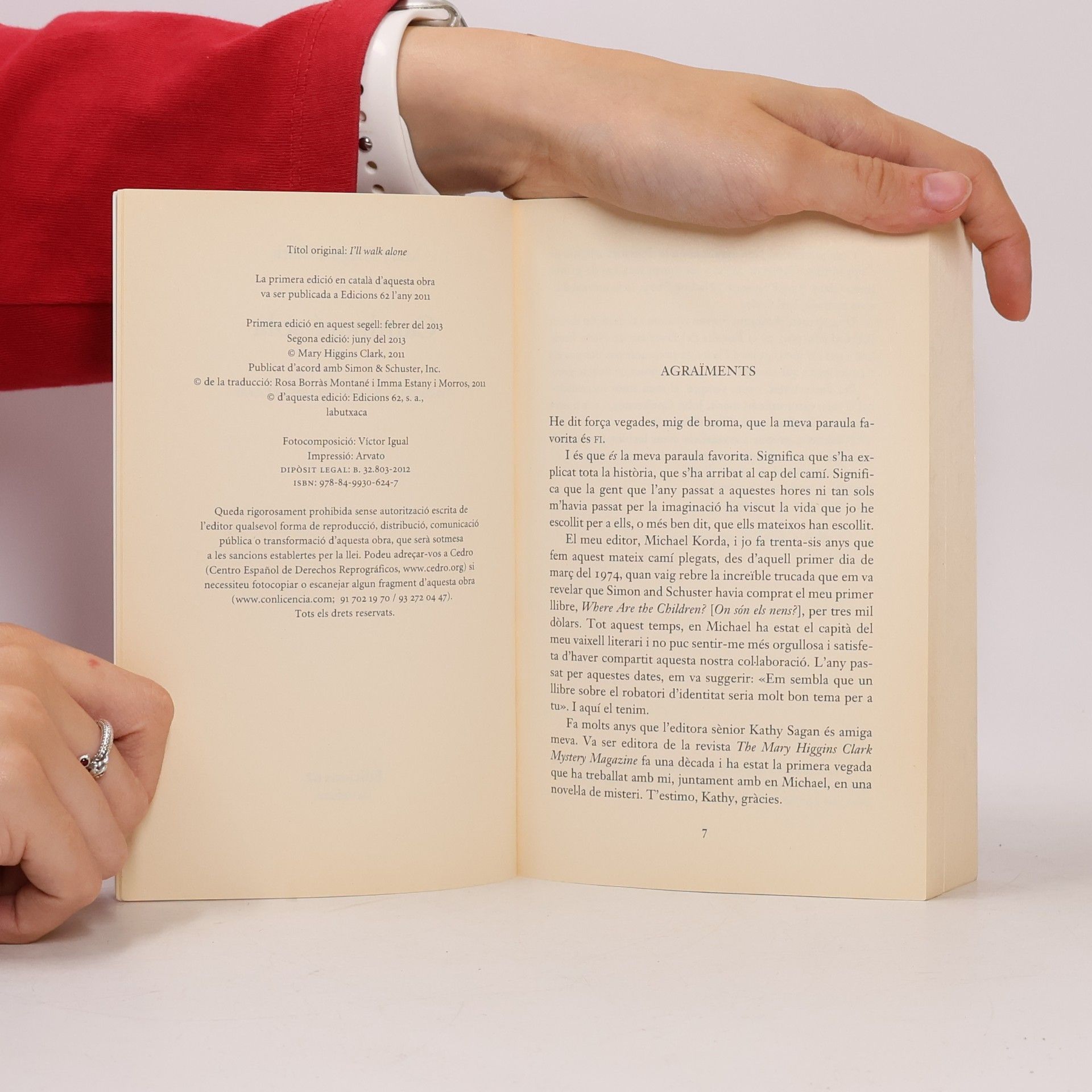 Mary Higgins Clark Caminaré sola
