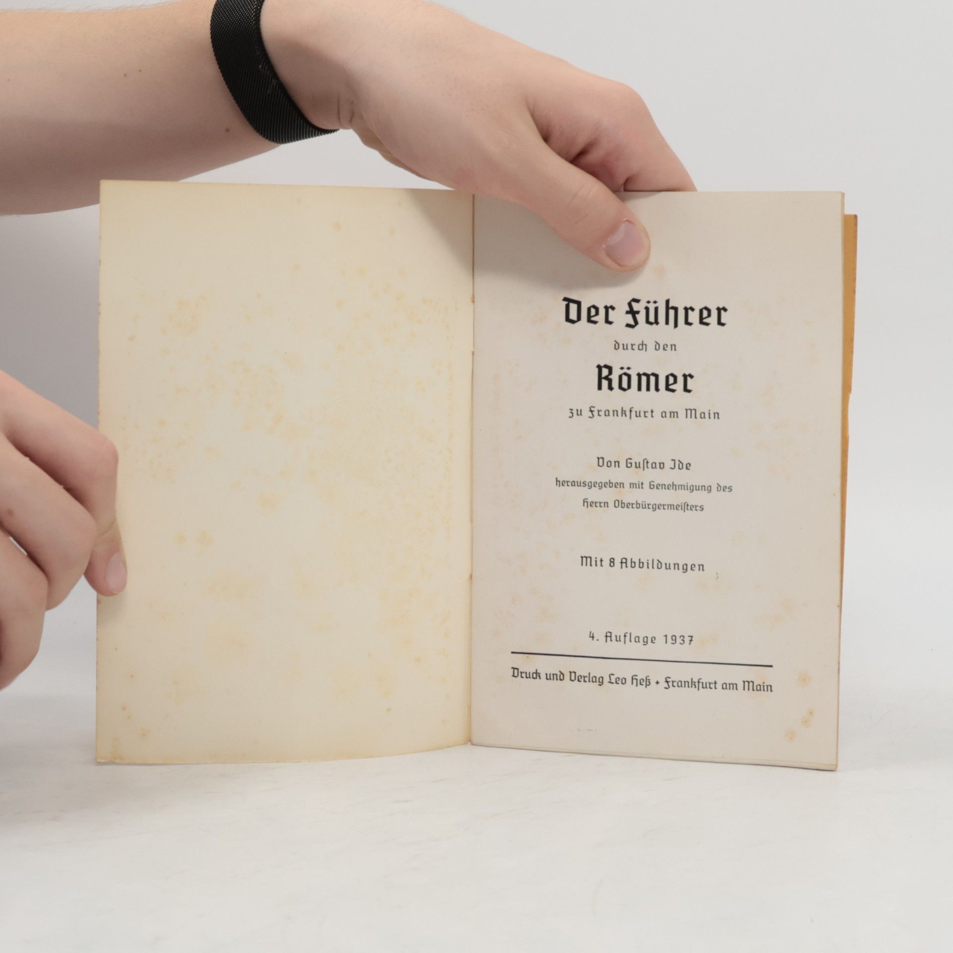 Gustav Ide Der Führer durch den Römer zu Frankfurt am Main