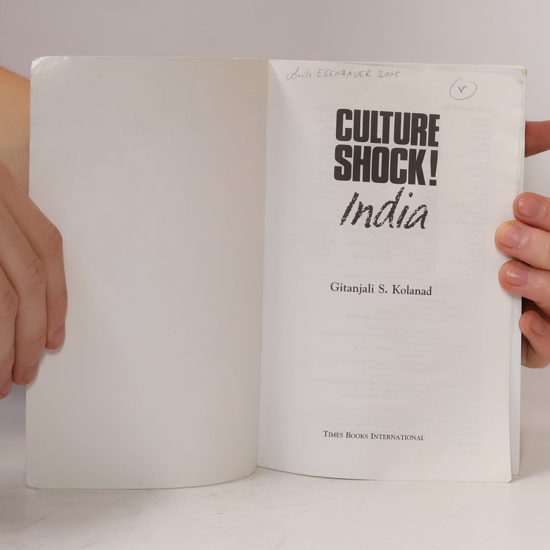 Gitanjali Kolanad Culture Shock