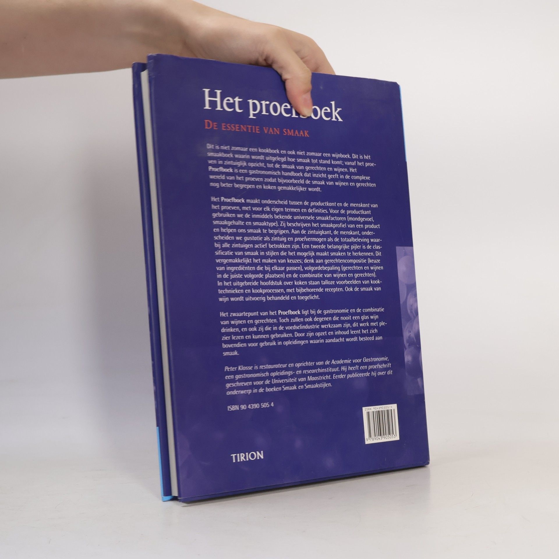Peter Ronald Klosse Het proefboek