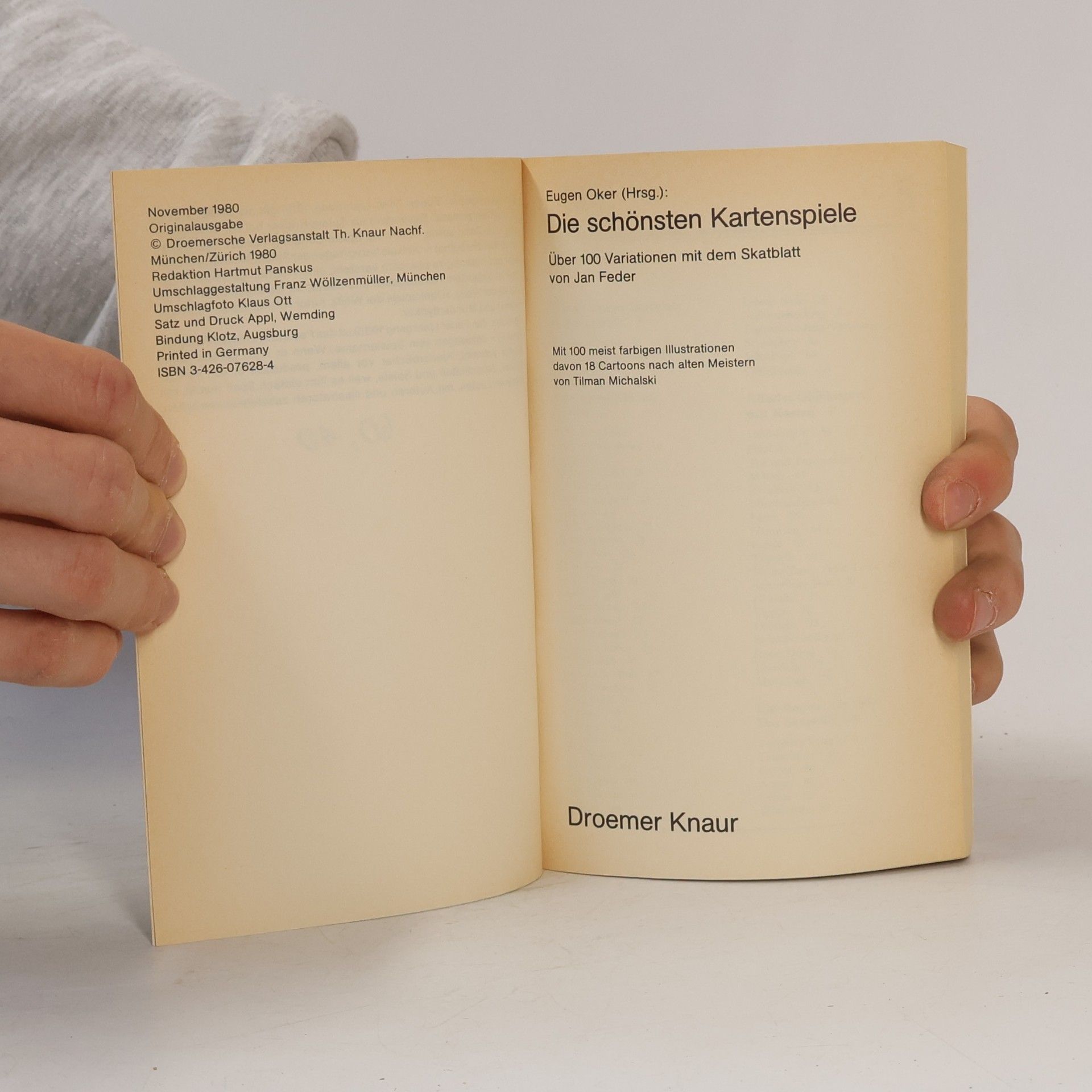 Eugen Oker Die schönsten Kartenspiele