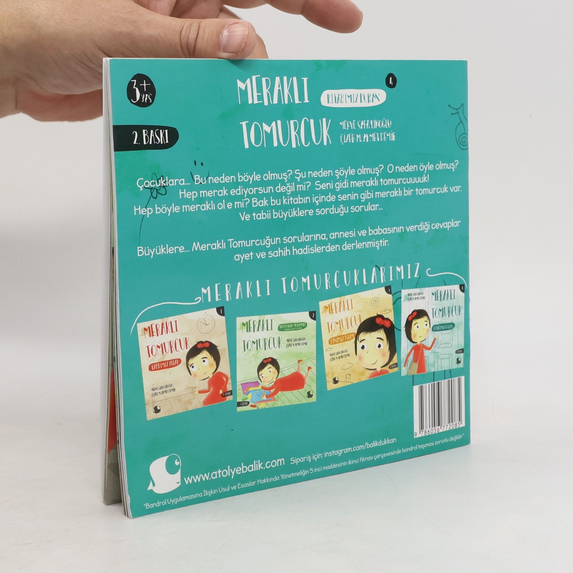 Merve Safa Likoğlu Meraklı Tomurcuk - 4: Kitabımız Kur'an - 2. Baskı