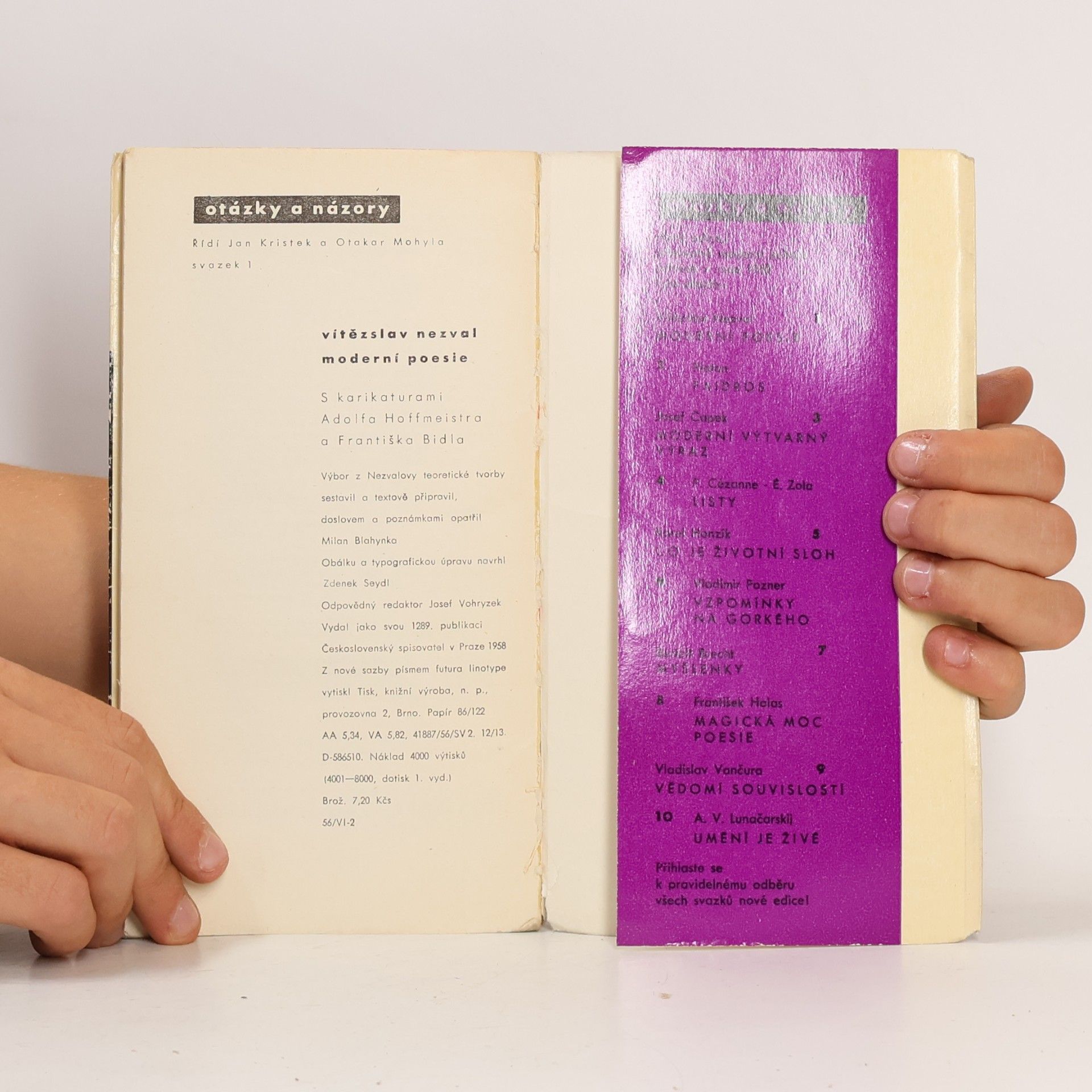 Vítězslav Nezval Moderní poesie