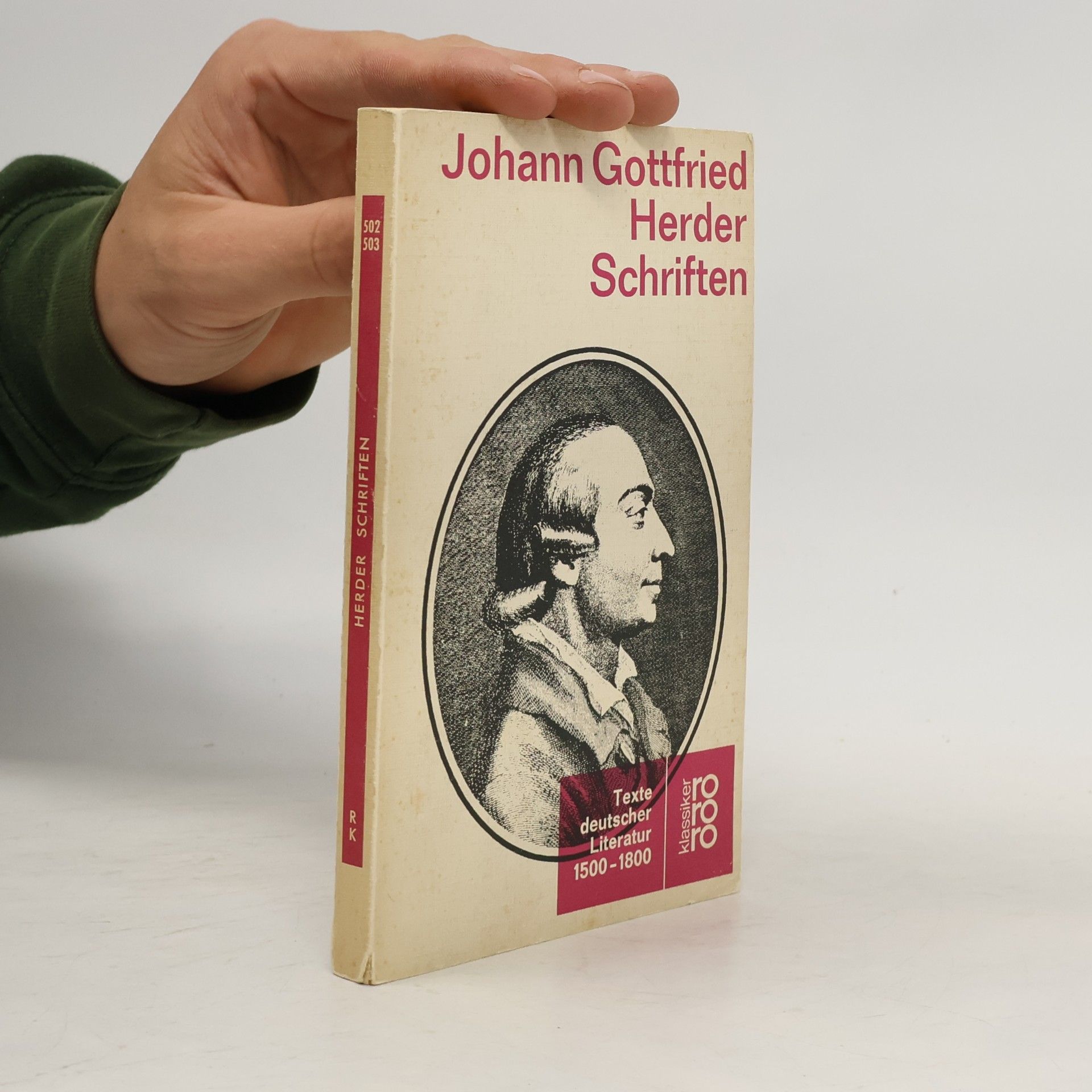 Johann Gottfried Herder Schriften