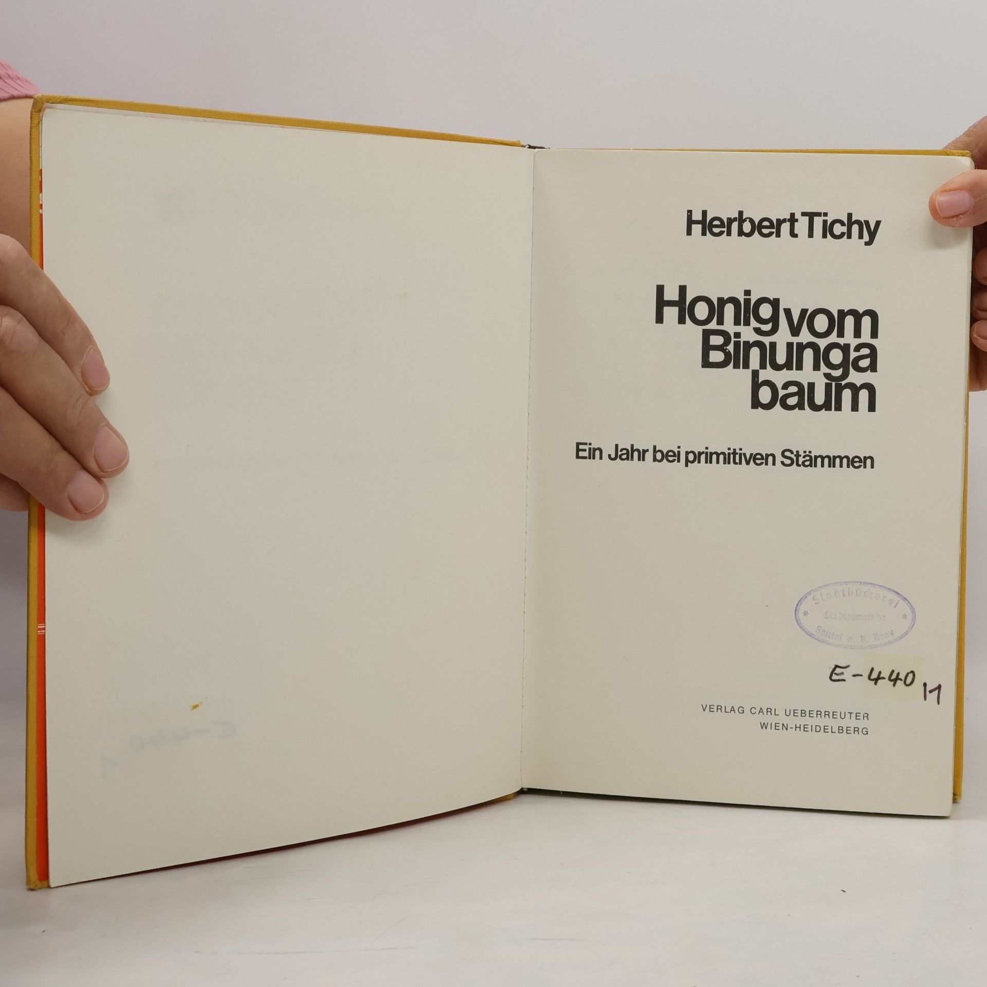 Herbert Tichy Honig vom Binungabaum