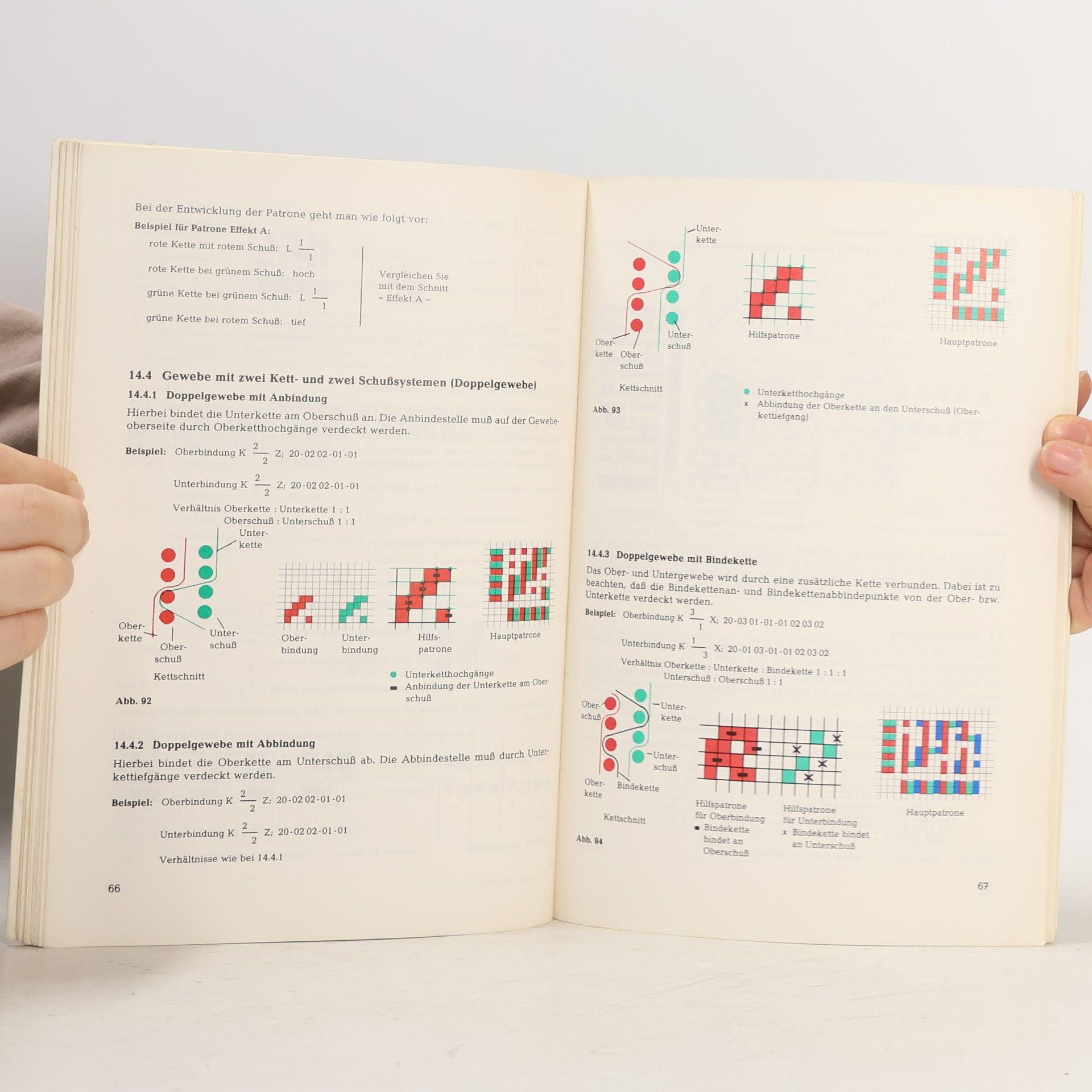 Peter Bräutigam Bindungslehre, Musterzerlegen und Bezeichnungen von Textilflächen