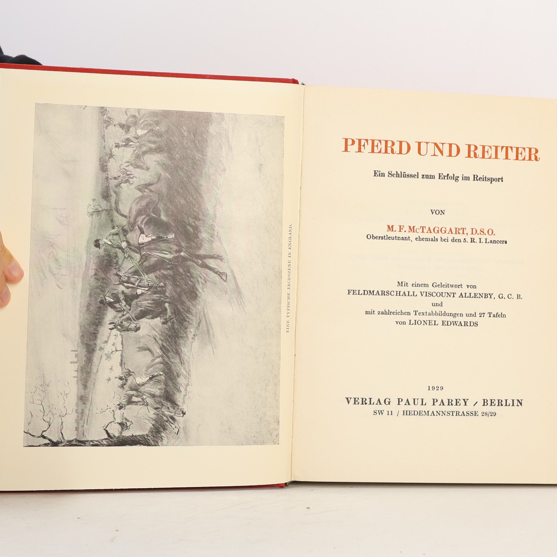 M. F. McTaggart Pferd und Reiter