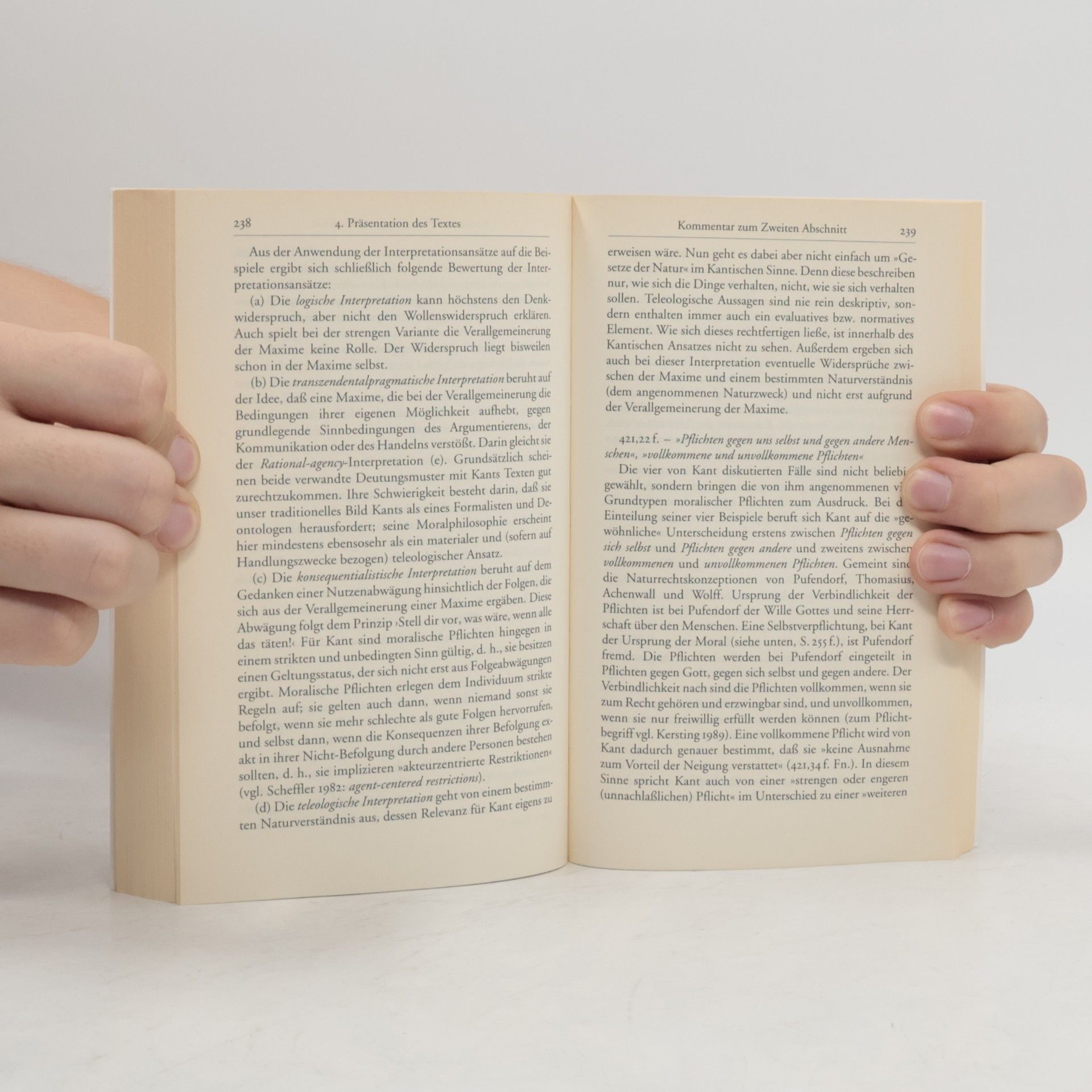 Immanuel Kant Grundlegung zur Metaphysik der Sitten