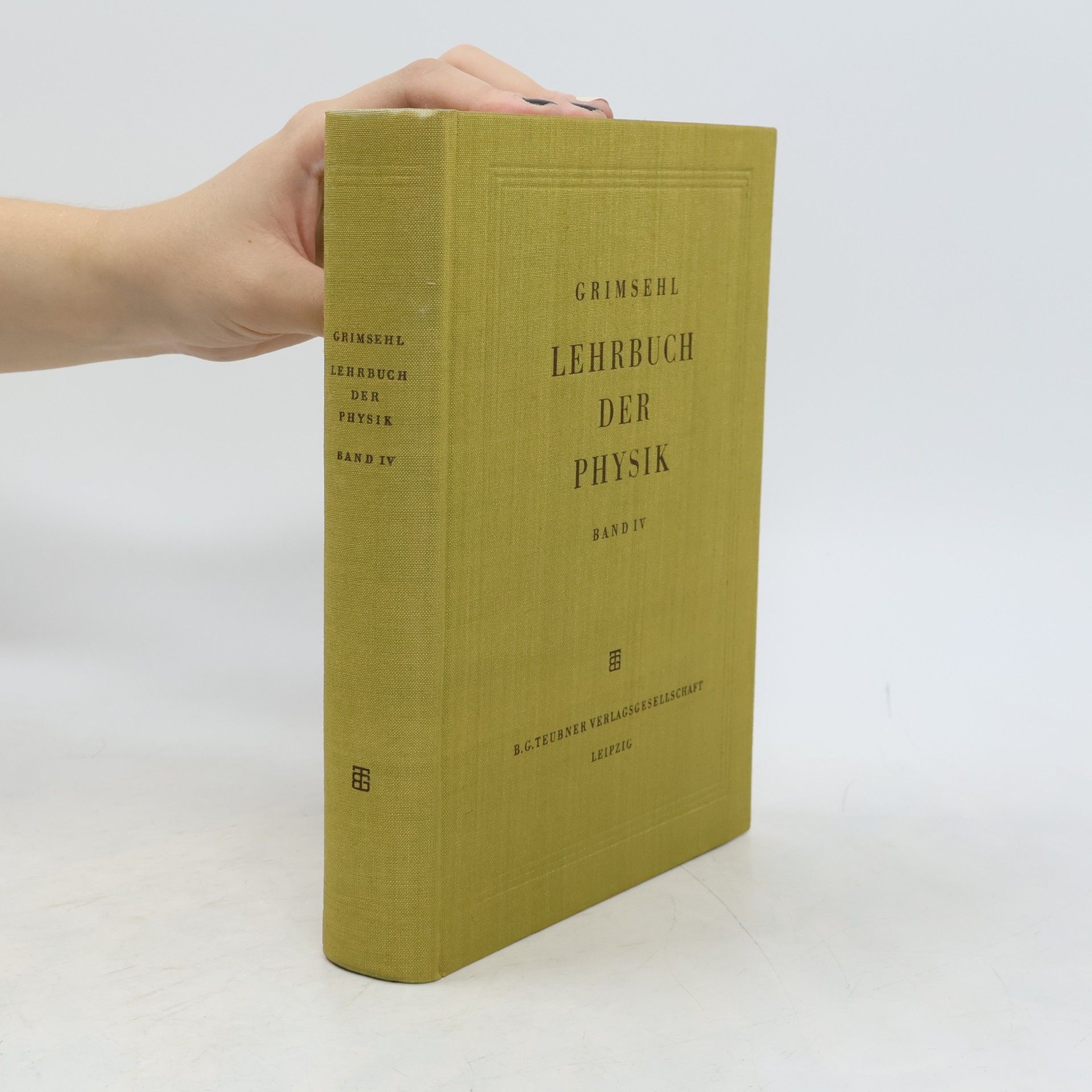 Kolektiv autorů Lehrbuch der Physik IV