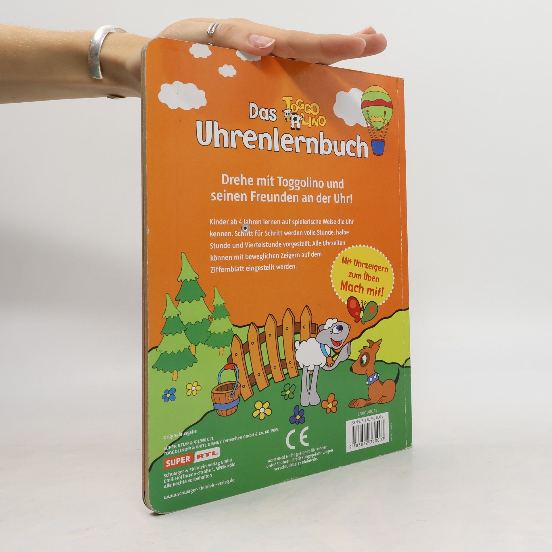 Das Toggolino-Uhrenlernbuch
