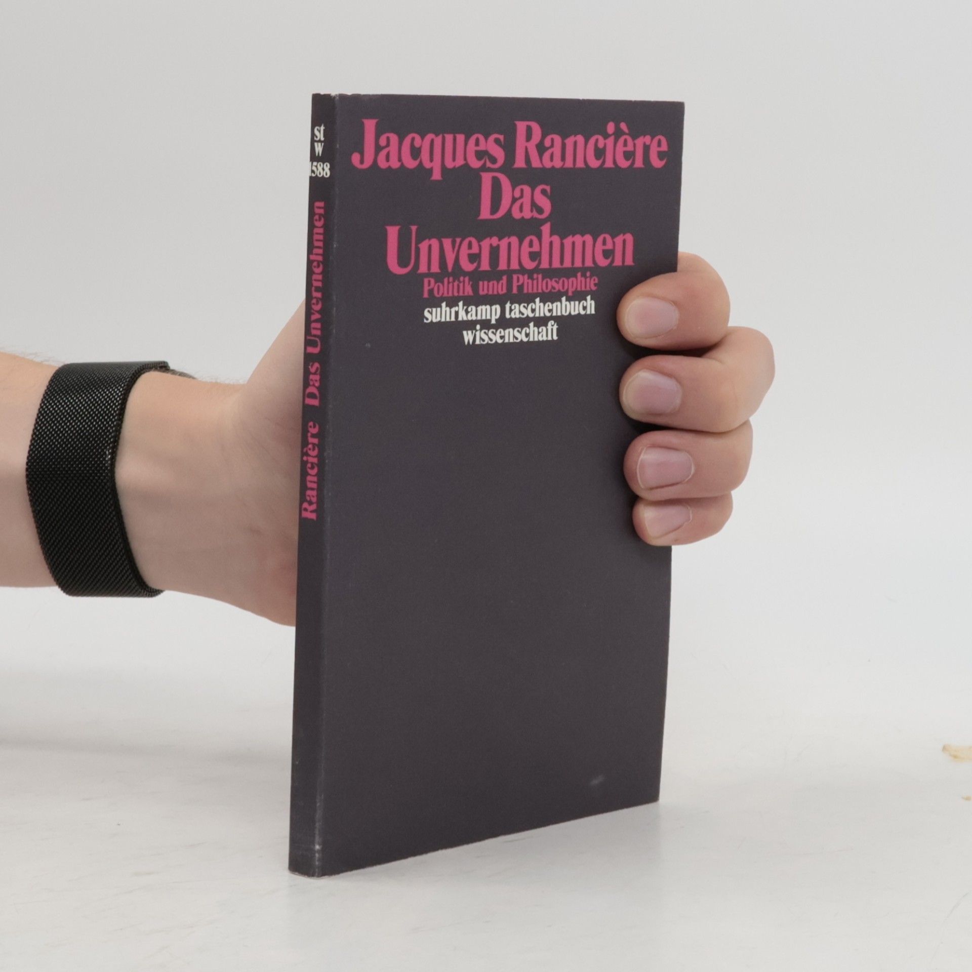 Jacques Rancière Das Unvernehmen