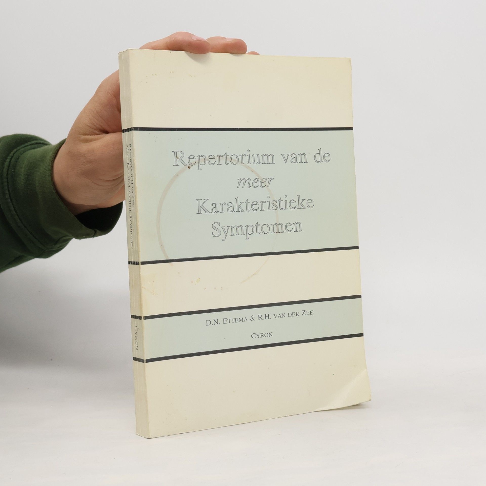 R.H. van der Zee Repertorium van de meer karakteristieke Symptomen