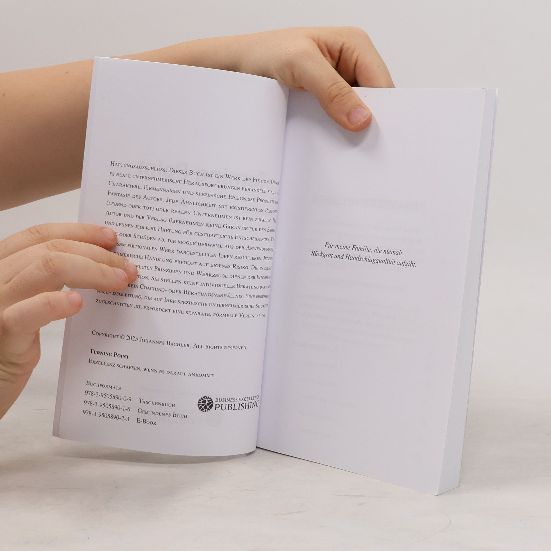Johannes Bachler Die Turning Point-Methode: Turning Point