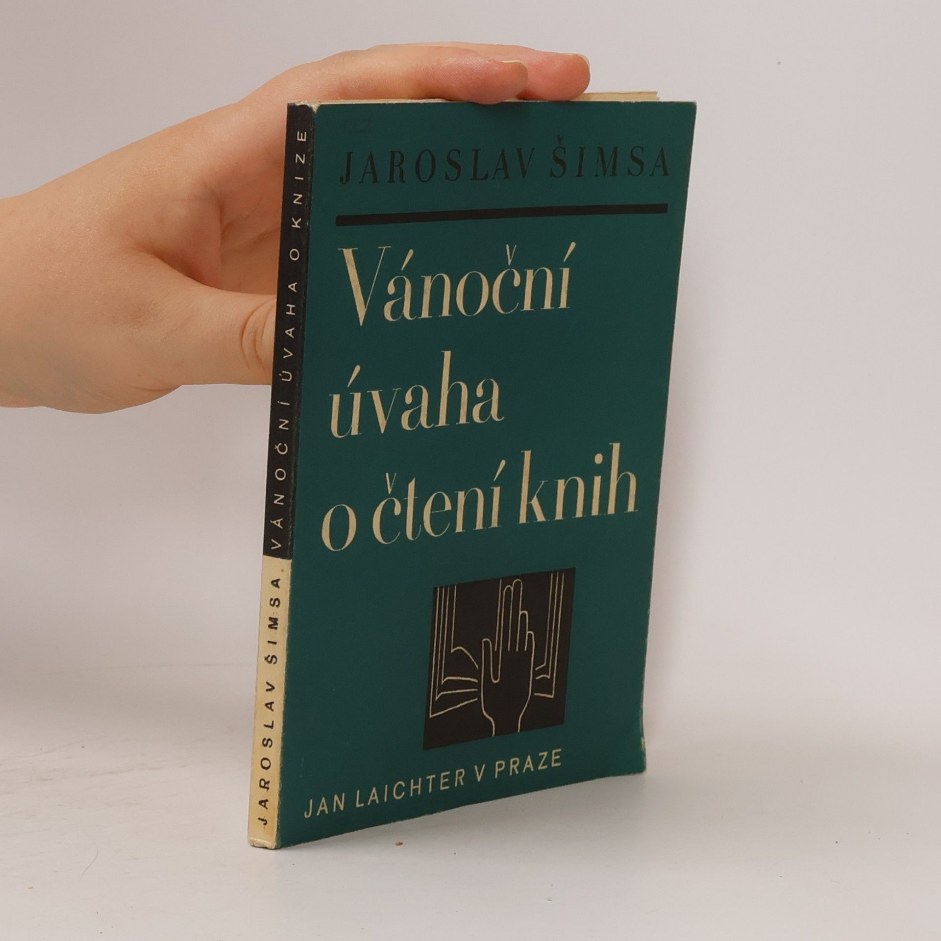 Jaroslav Šimsa Vánoční úvaha o čtení knih