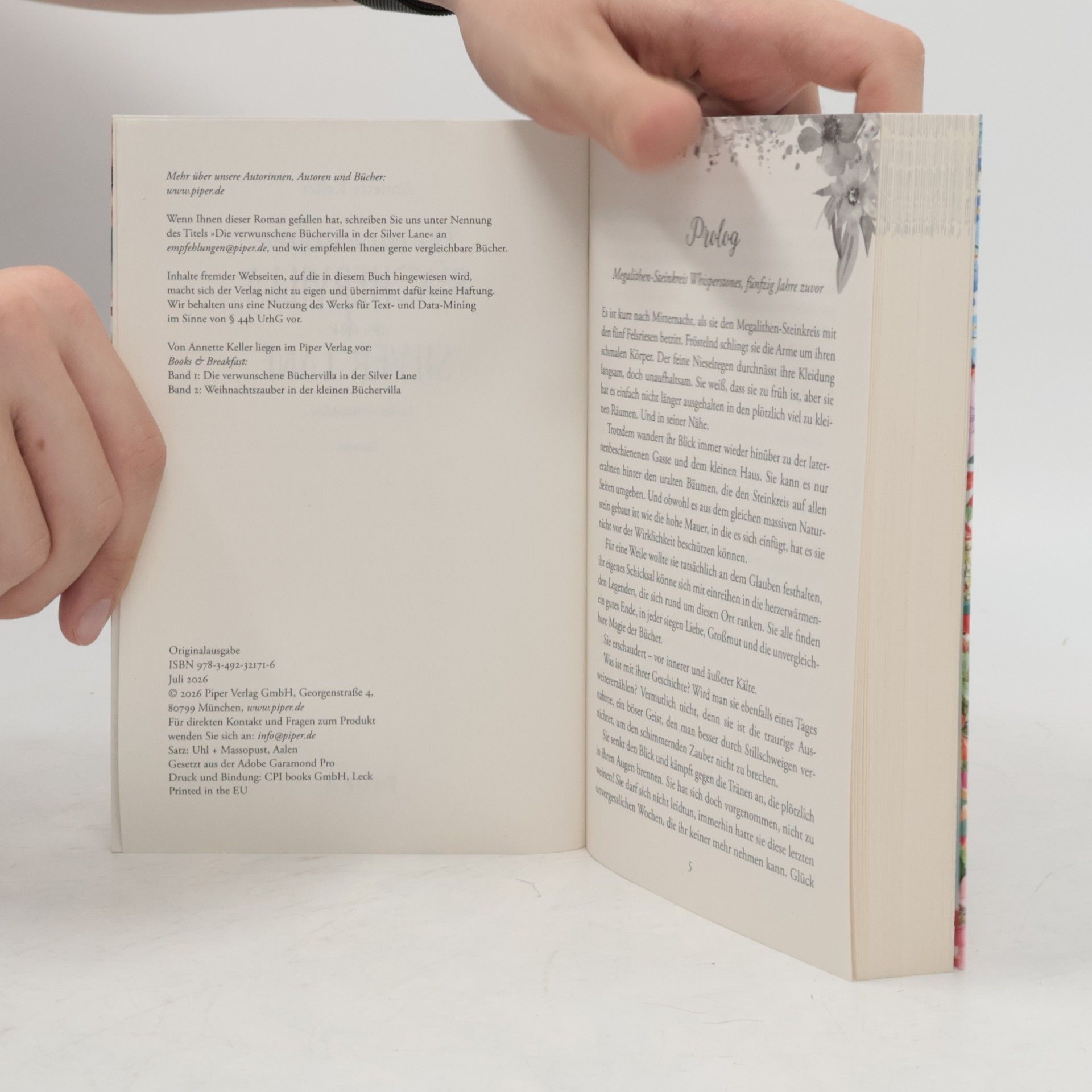 Annette Keller Books & Breakfast - 1: Die verwunschene Büchervilla in der Silver Lane
