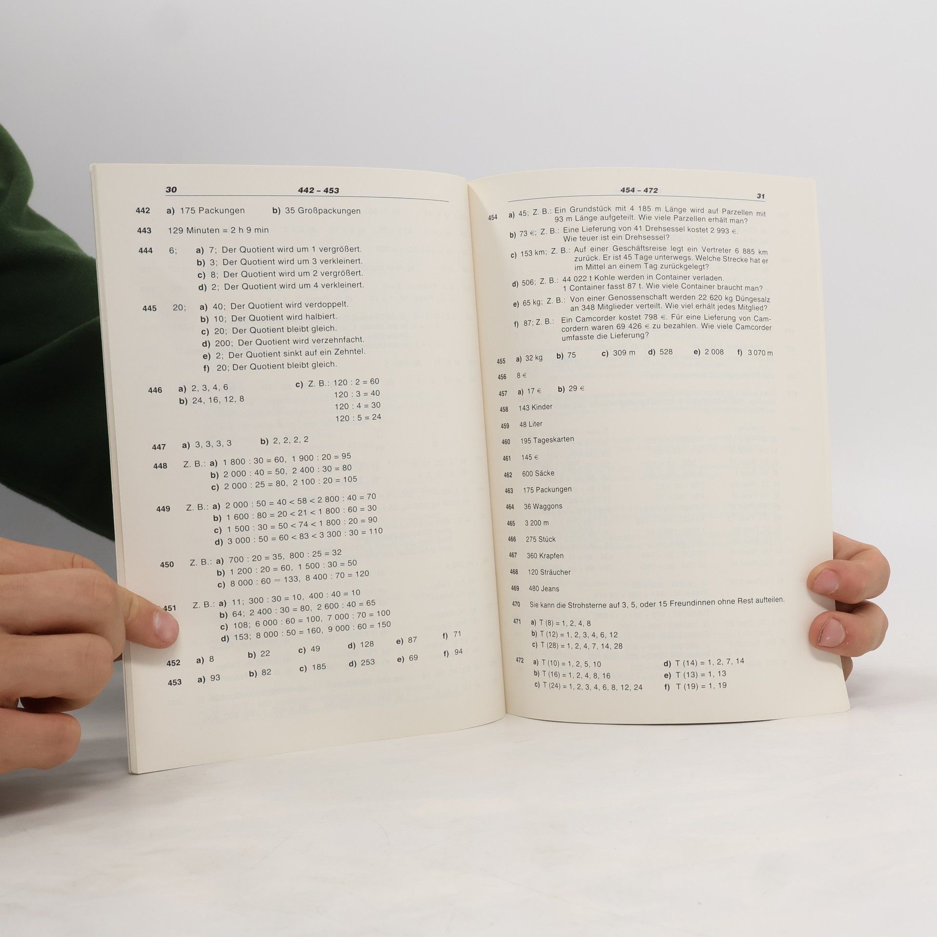 Edith Floderer Lebendige Mathematik. Lösungen