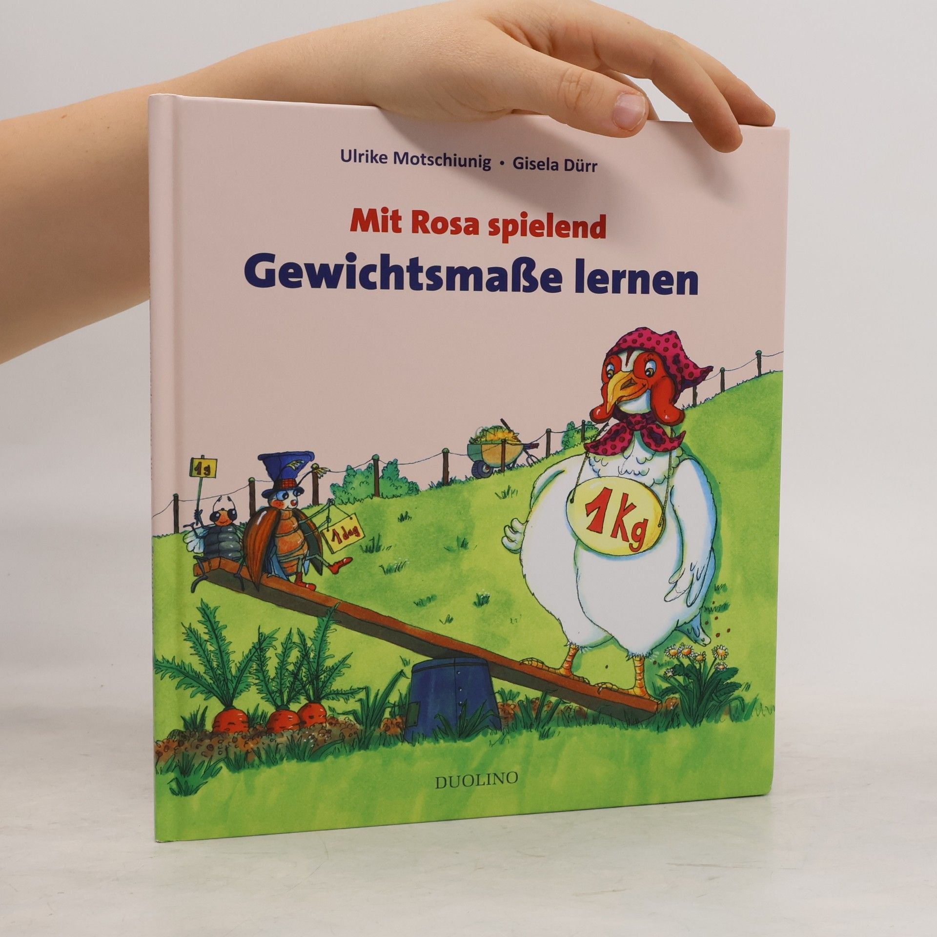 Mit Rosa spielend. Gewichtsmaße lernen